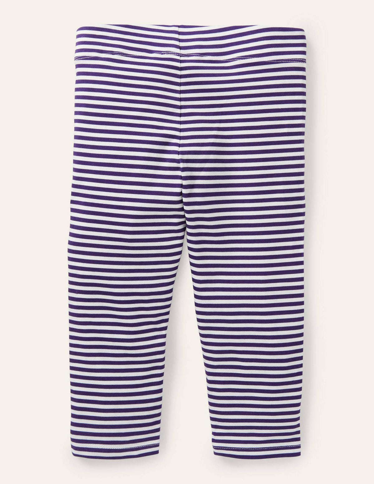 Fun Cropped Leggings-Indigo Navy/ White-2
