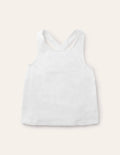 Cross-Back Vest-White
