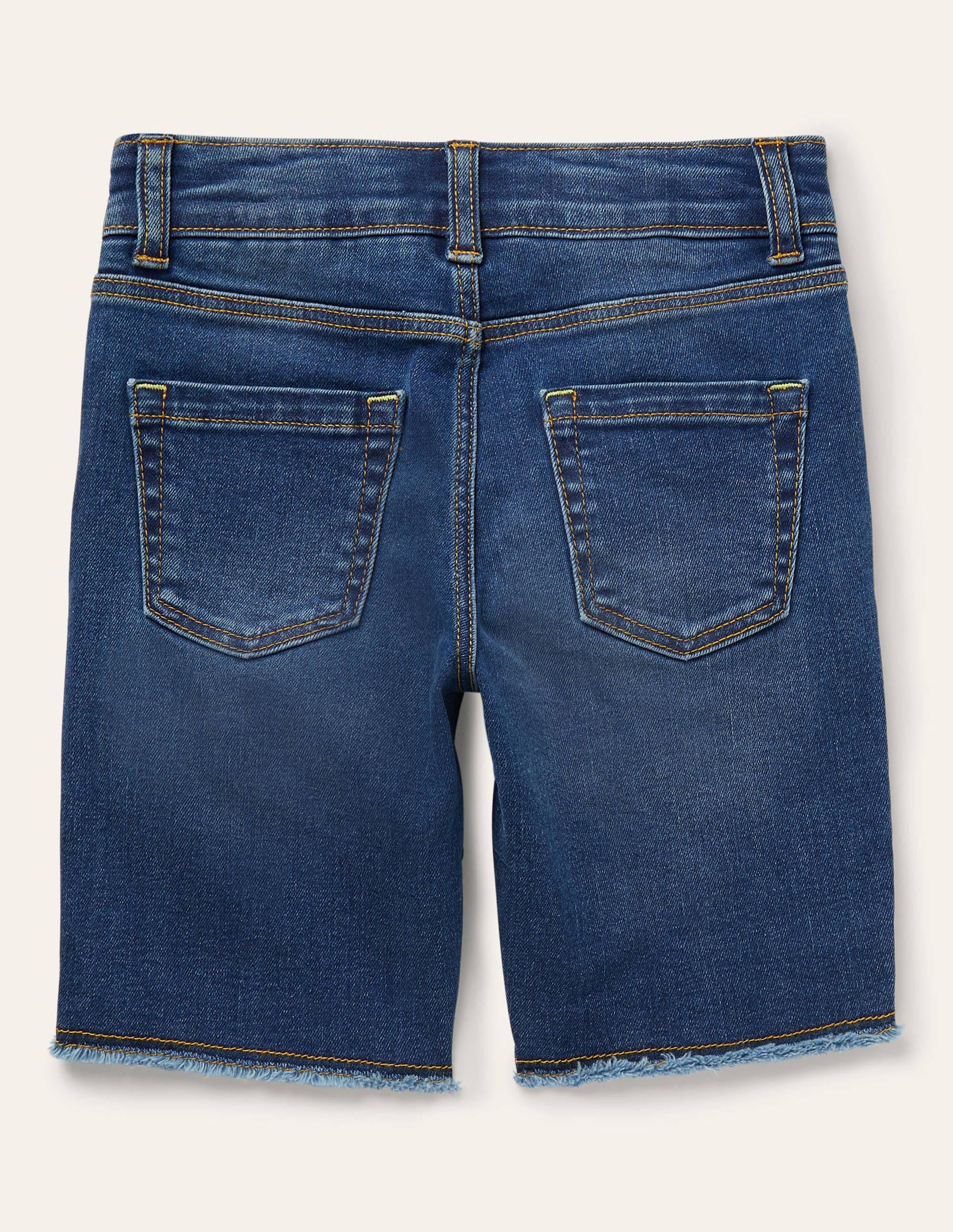 Long Denim Shorts-Mid Vintage - Image 2