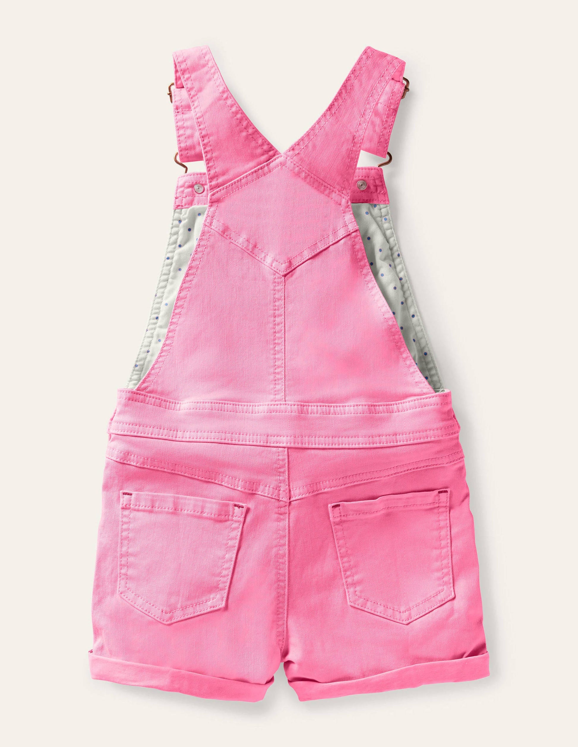 Fun Short Dungarees-Festival Pink-2