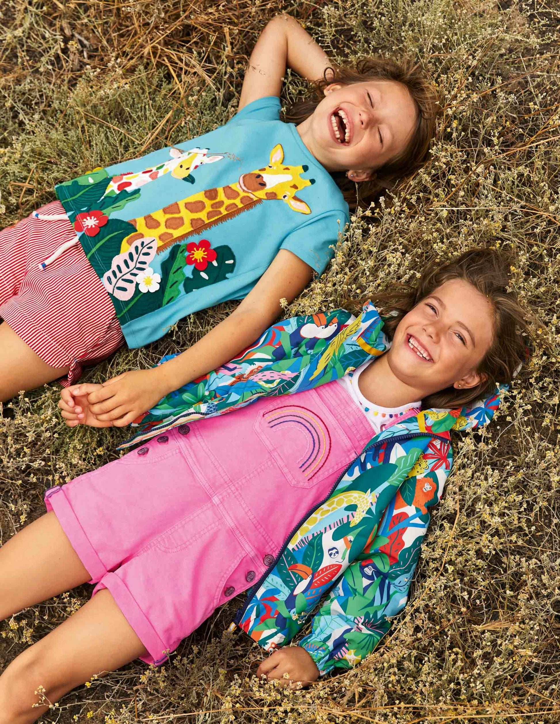 Fun Short Dungarees-Festival Pink-4
