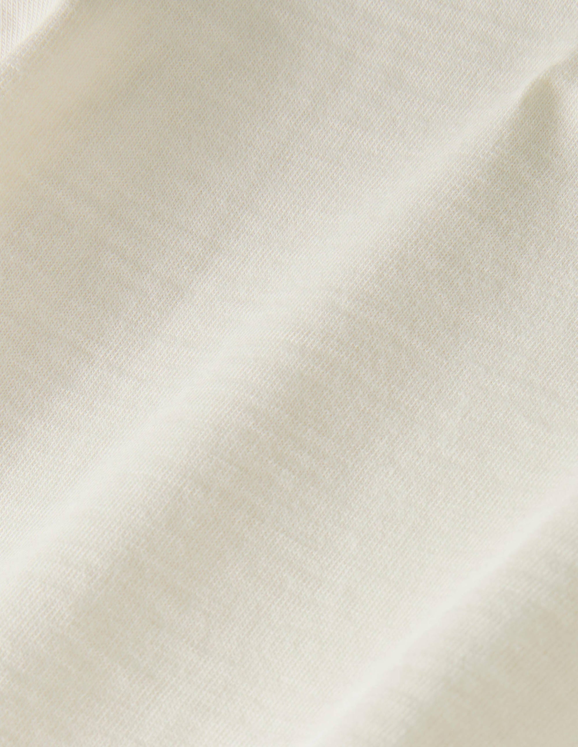 Roll Neck Supersoft T-shirt-Ivory - Image 3