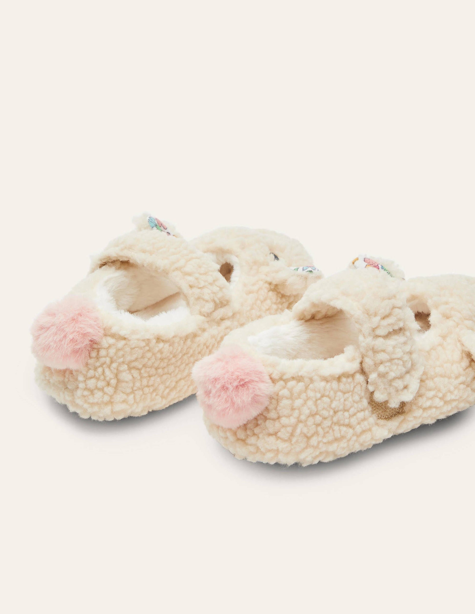 Novelty Slippers-Oatmeal Sheep-3