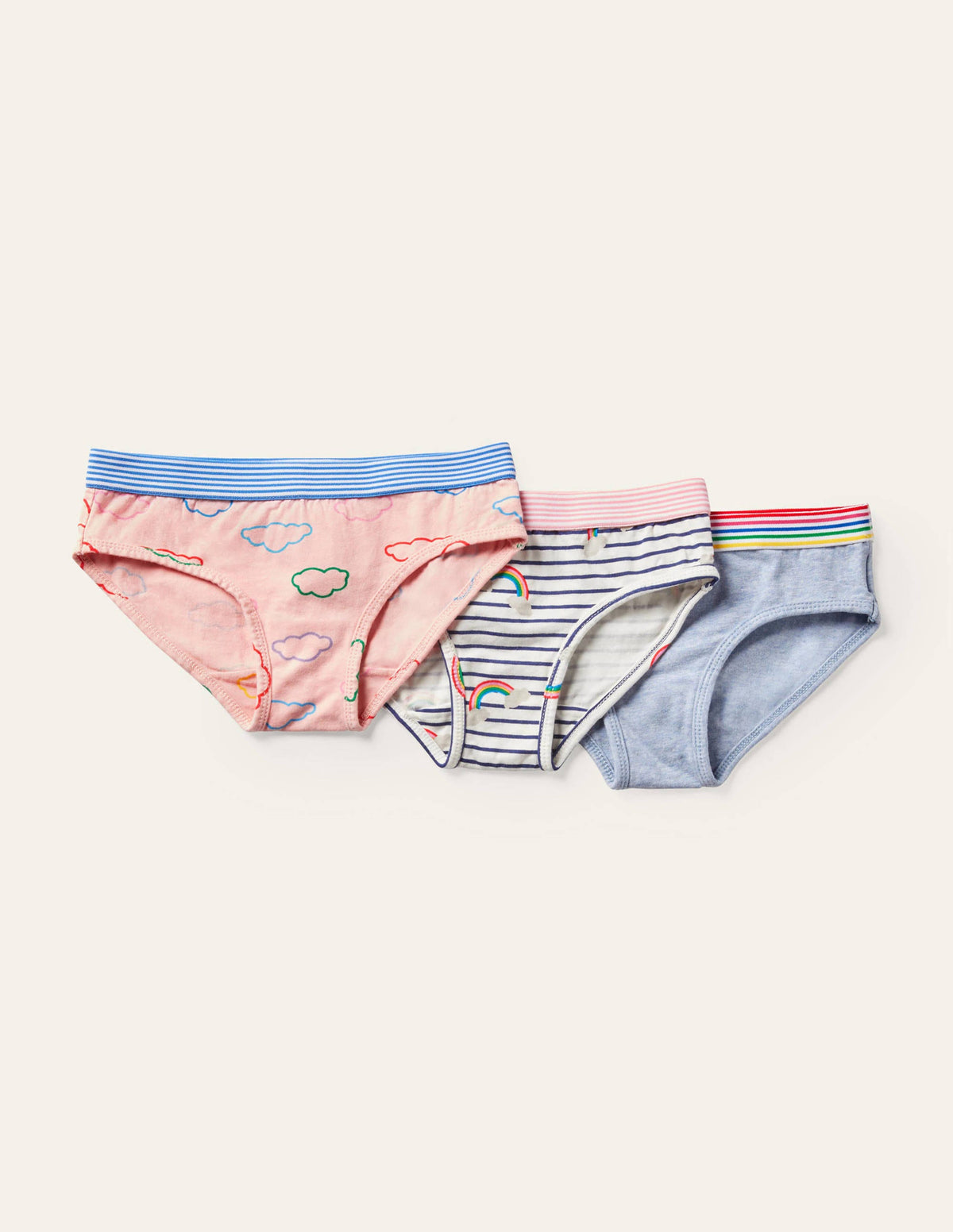 Pants 3 Pack-Rainbow Clouds - Image 1