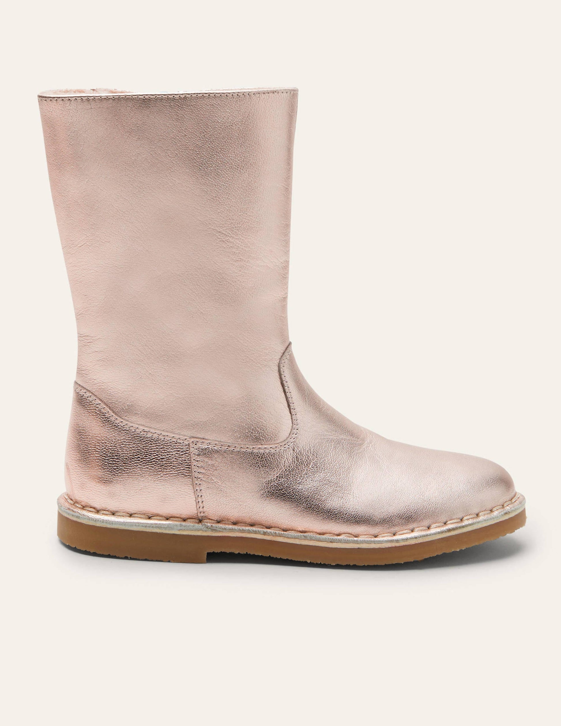 Tall Boots-Rose Gold Metallic-2