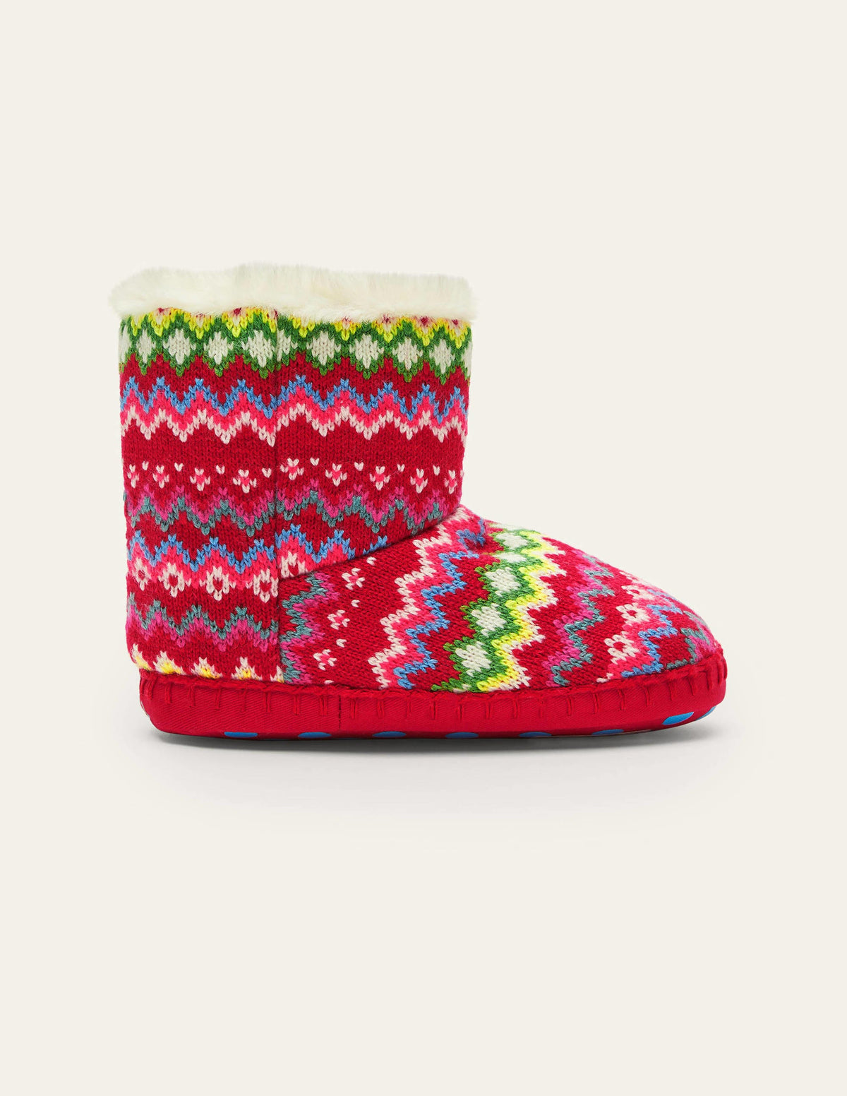 Slipper Boots-Multi Fairisle-2