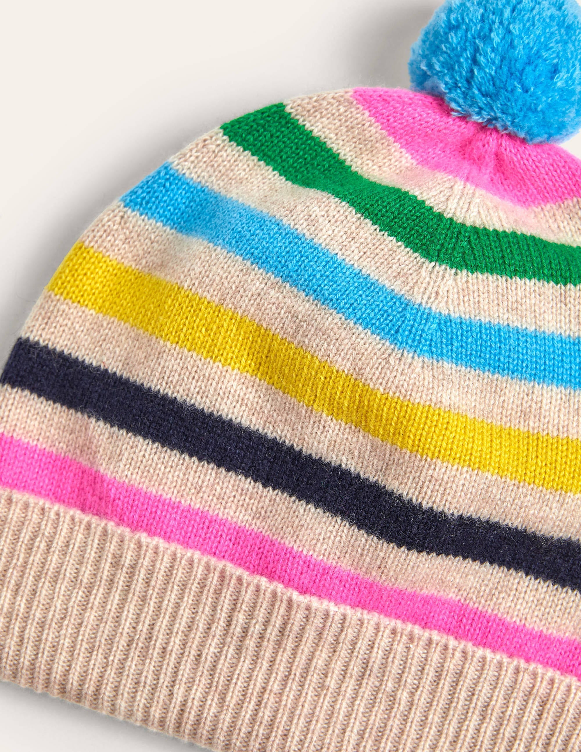 Striped Cashmere Knitted Set-Multi - Image 2