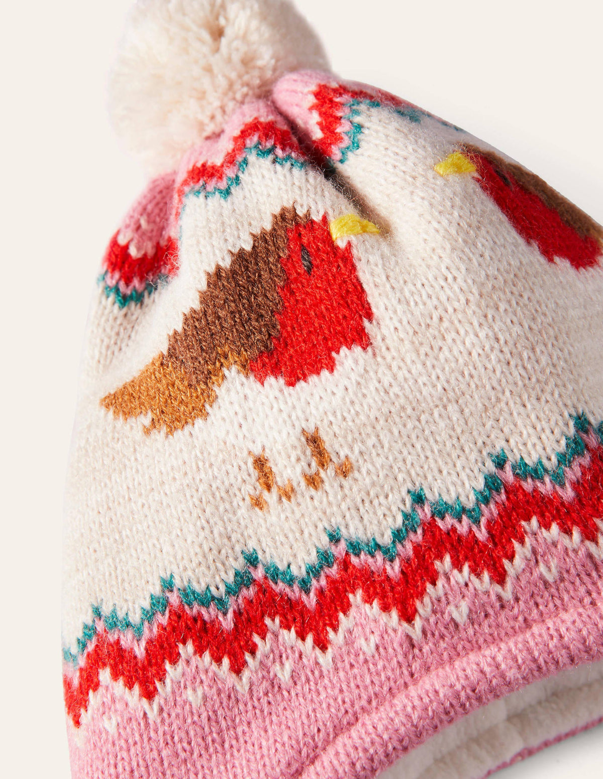 Robin Knitted Set-Formica Pink Robin - Image 2