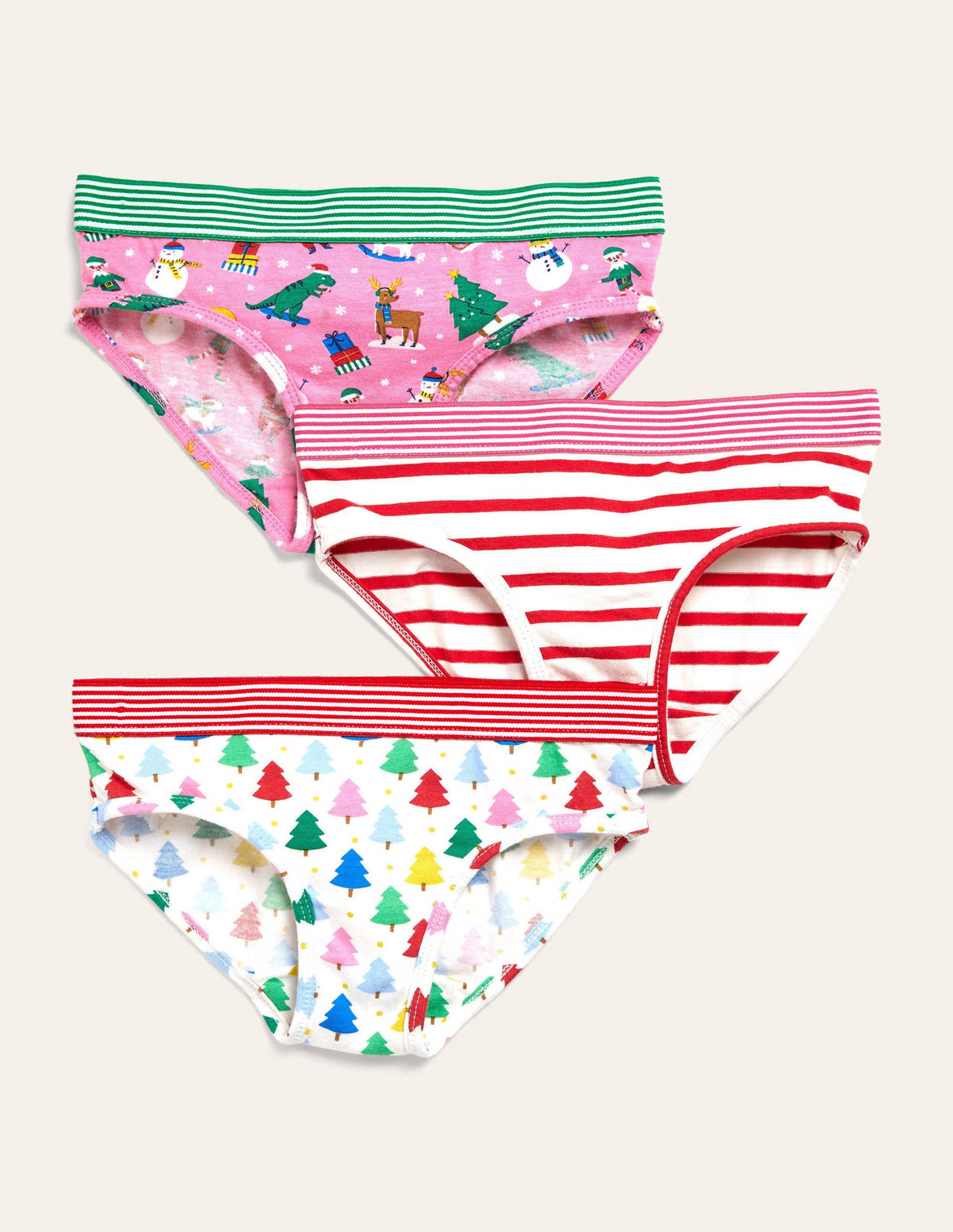 Christmas Pants 3 Pack-Multi-1