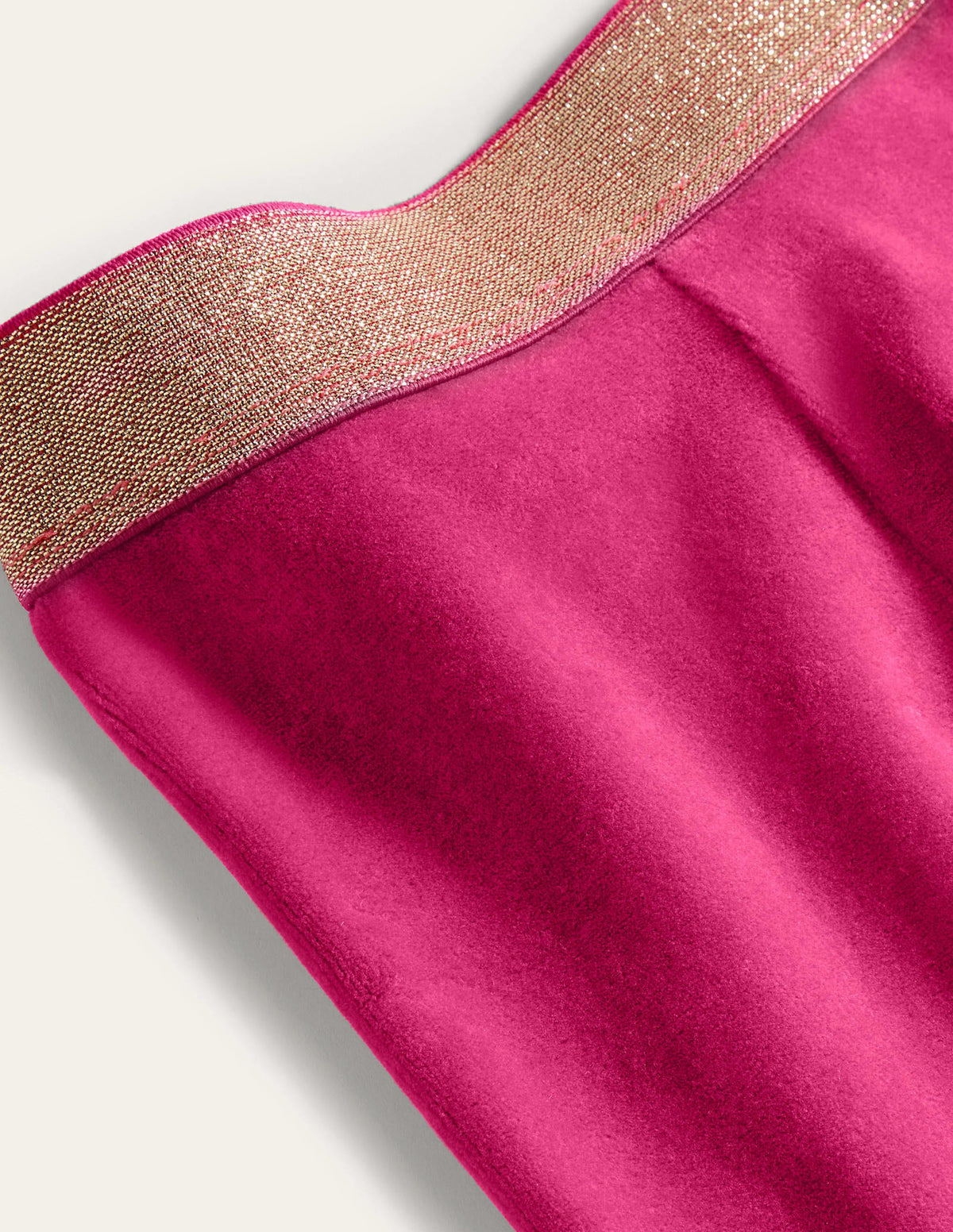 Sparkle Waist Velvet Leggings-Pink Yarrow - Image 3
