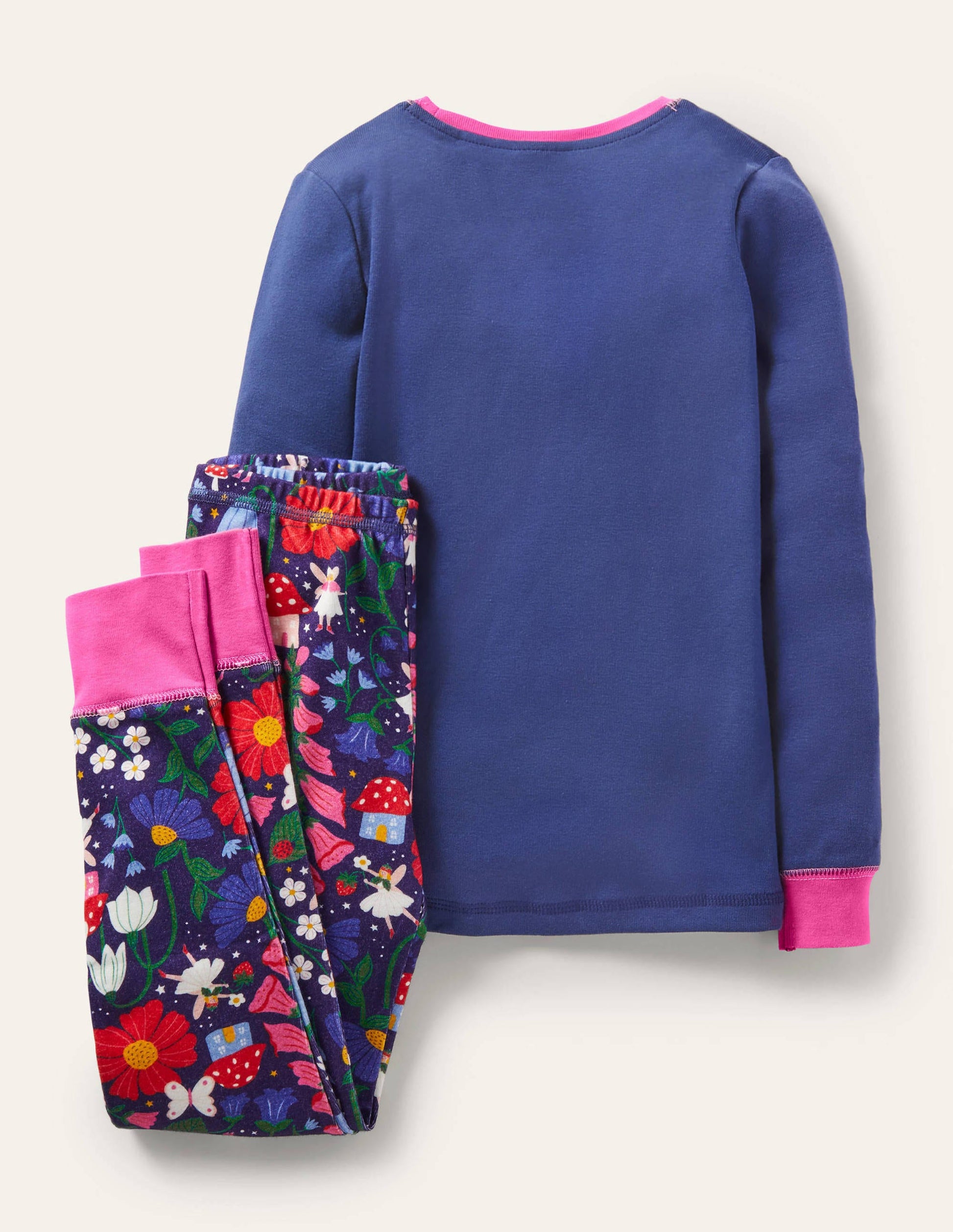 Snug Glow-In-The-Dark Pyjamas-Starboard Blue Forest Fairies-2