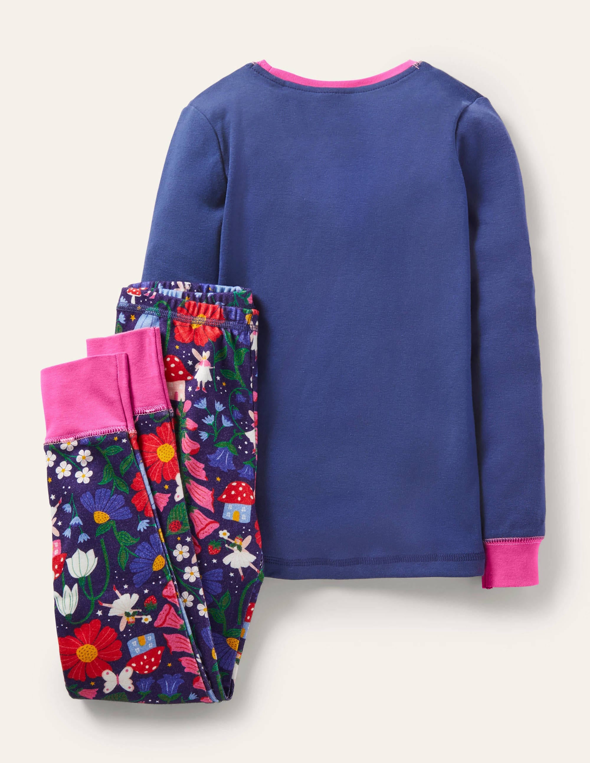 Snug Glow-In-The-Dark Pyjamas-Starboard Blue Forest Fairies - Image 2