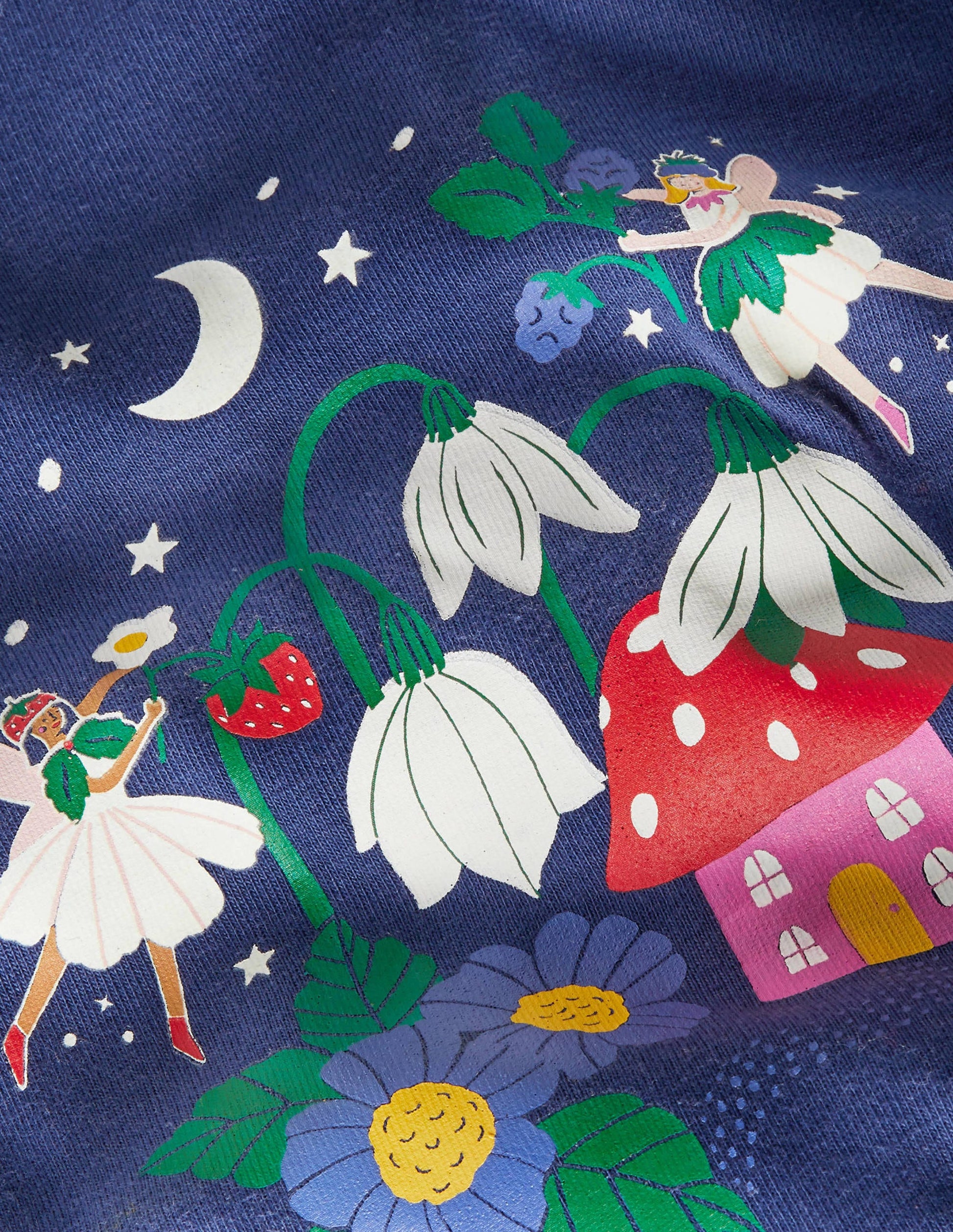 Snug Glow-In-The-Dark Pyjamas-Starboard Blue Forest Fairies-3