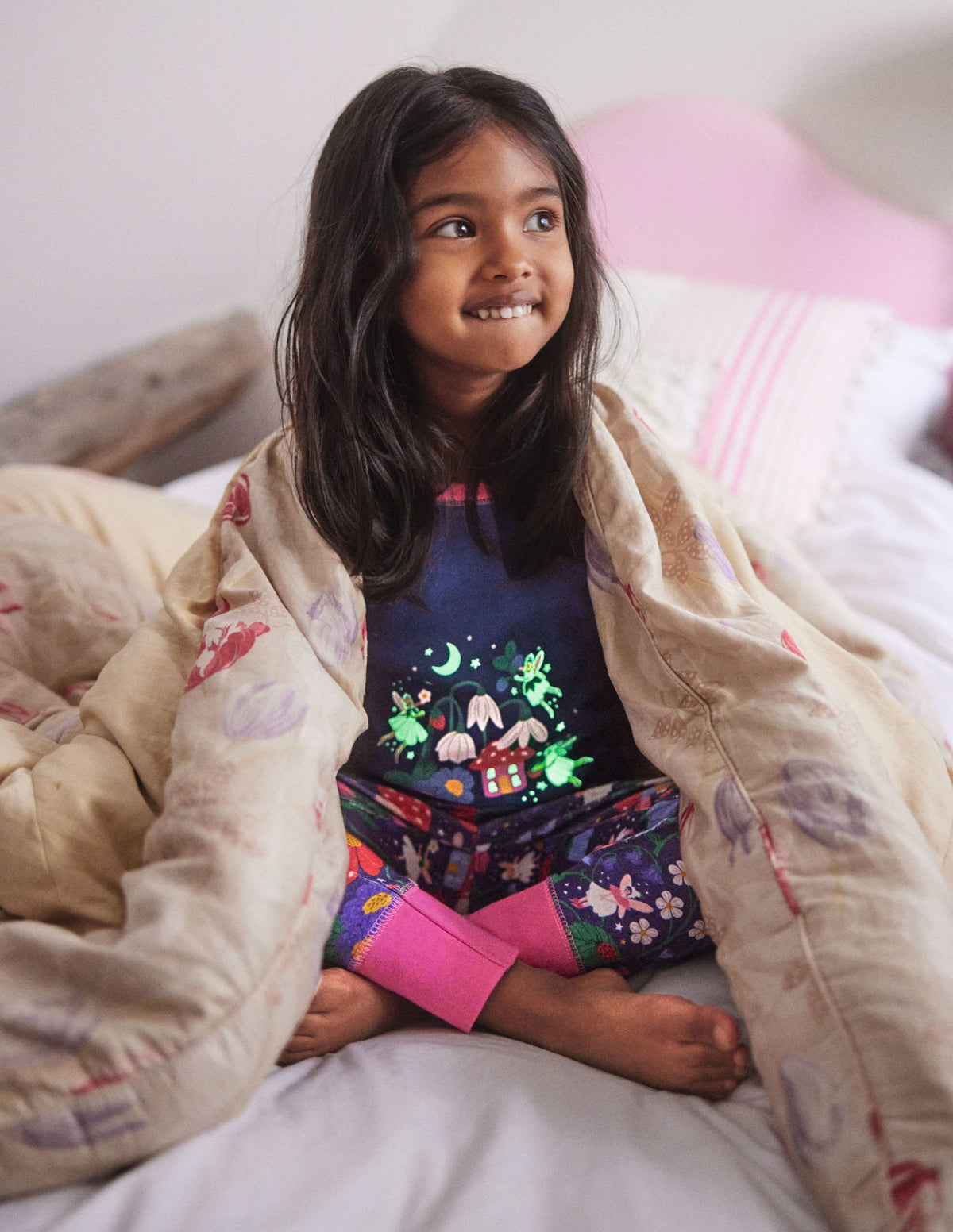 Snug Glow-In-The-Dark Pyjamas-Starboard Blue Forest Fairies - Image 5