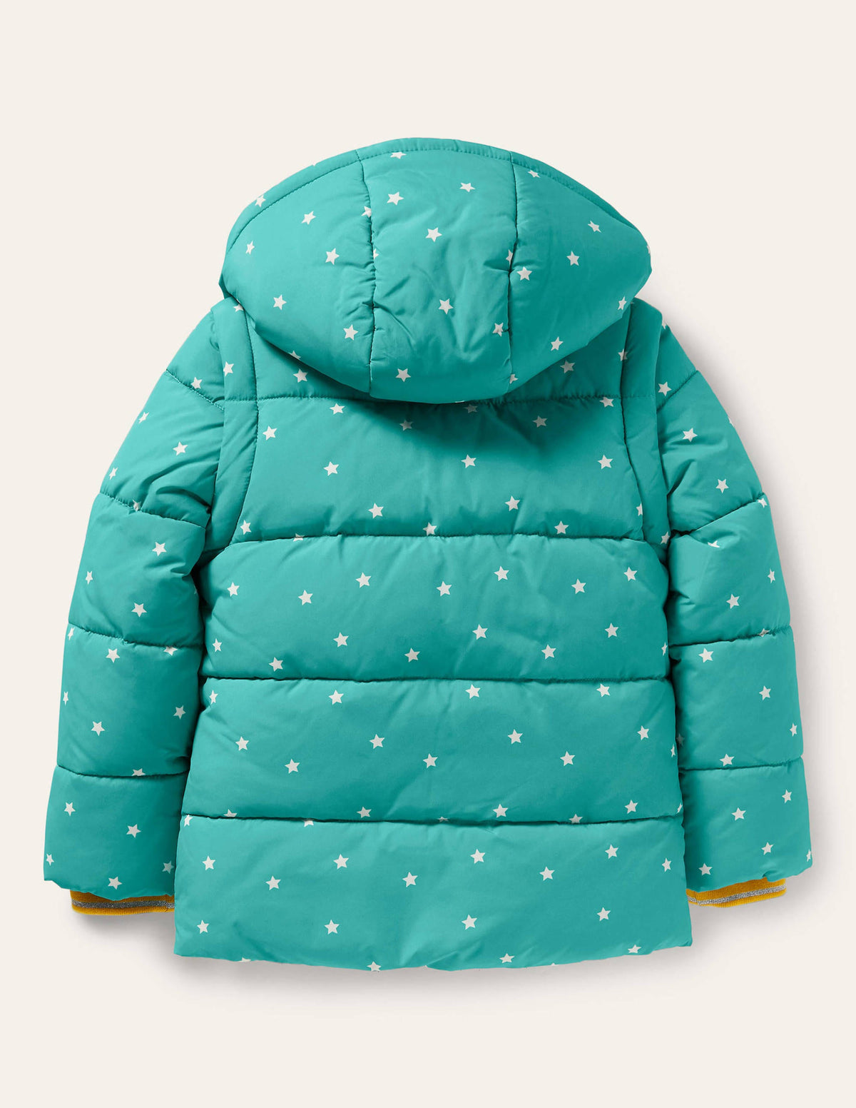 Cosy 2 in 1 Padded Jacket-Brook Blue Confetti Star - Image 2