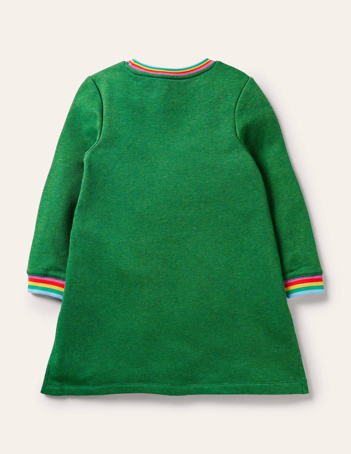 Appliqué Sweatshirt Dress-Highland Green Horses - Image 2