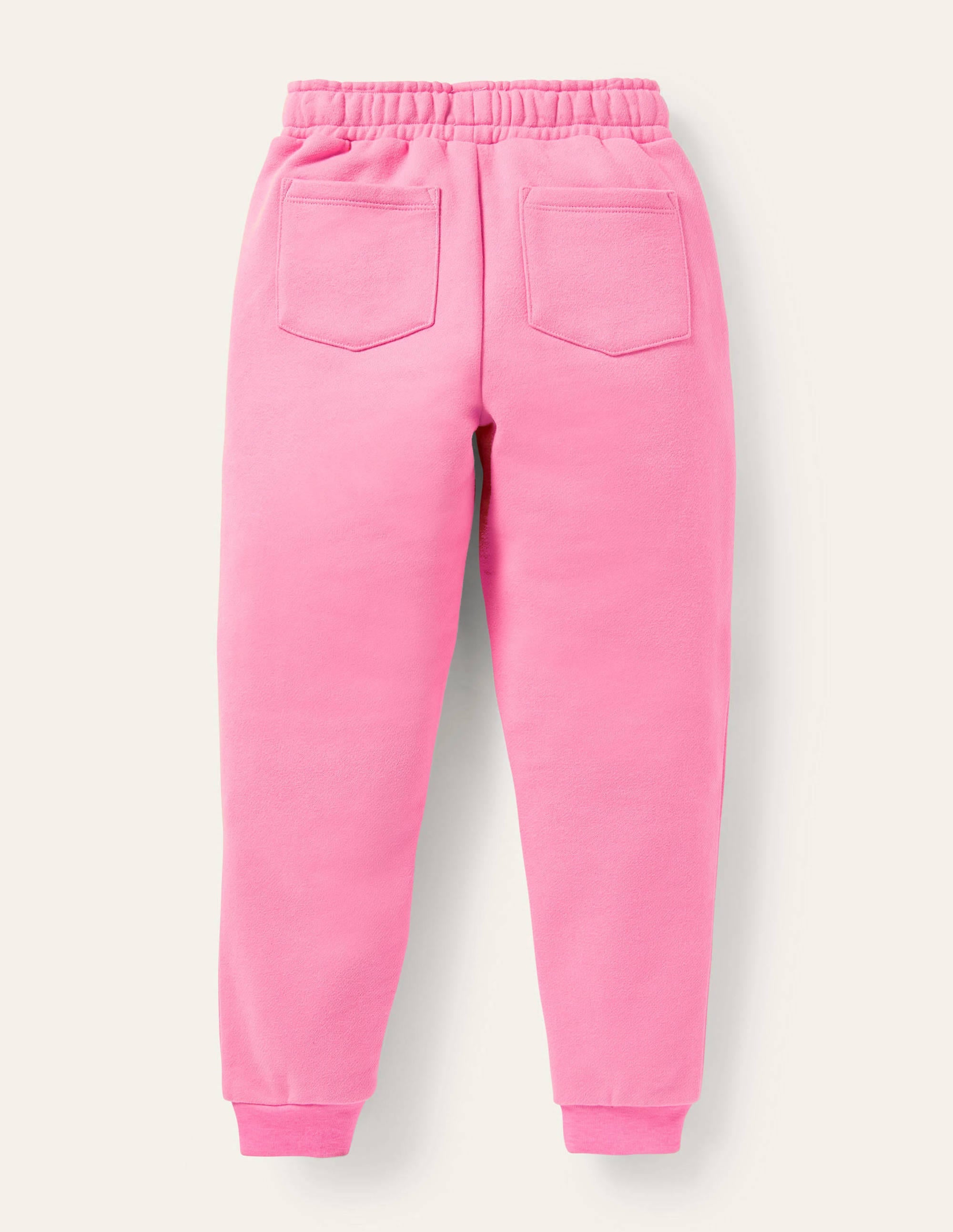 Cosy Appliqué Joggers-Bright Petal Pink Animals - Image 2