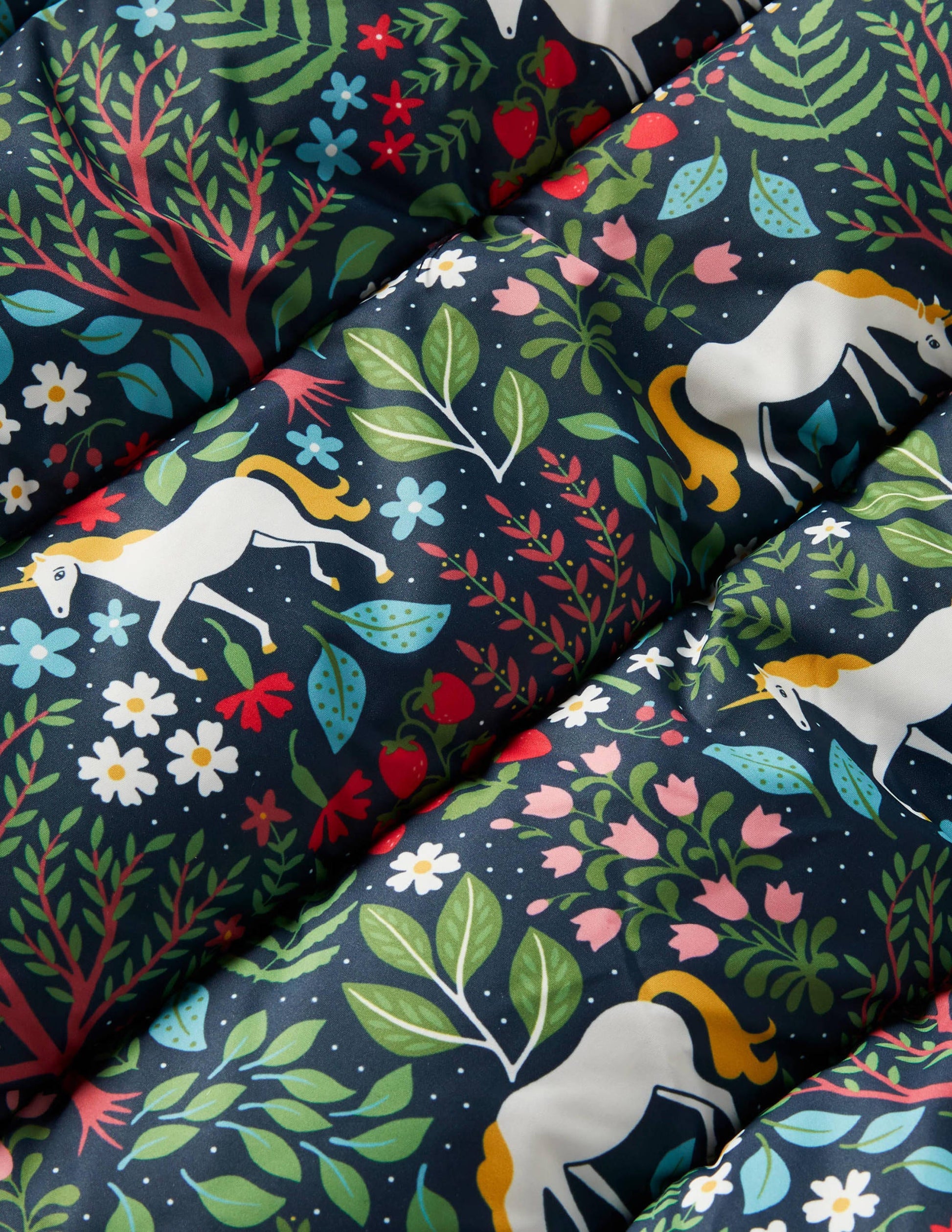 Cosy Padded Jacket-Stormy Blue Unicorn Tapestry-3