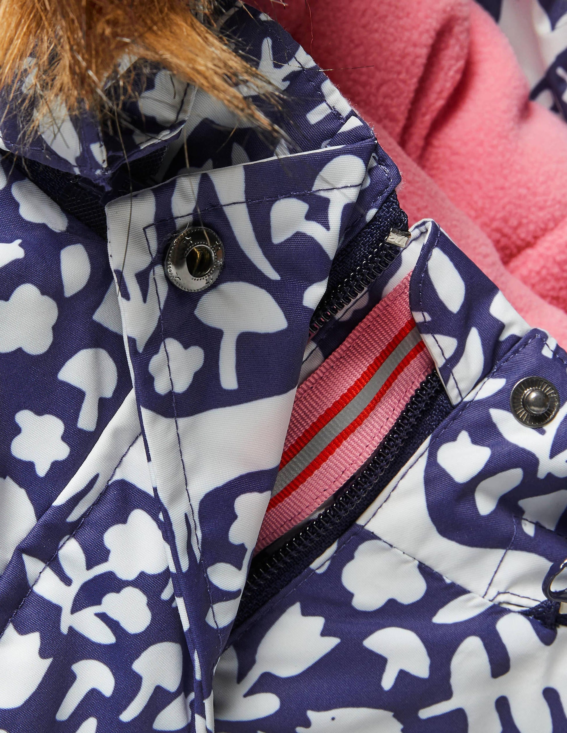 All-Weather Waterproof Jacket-Navy Woodland-3