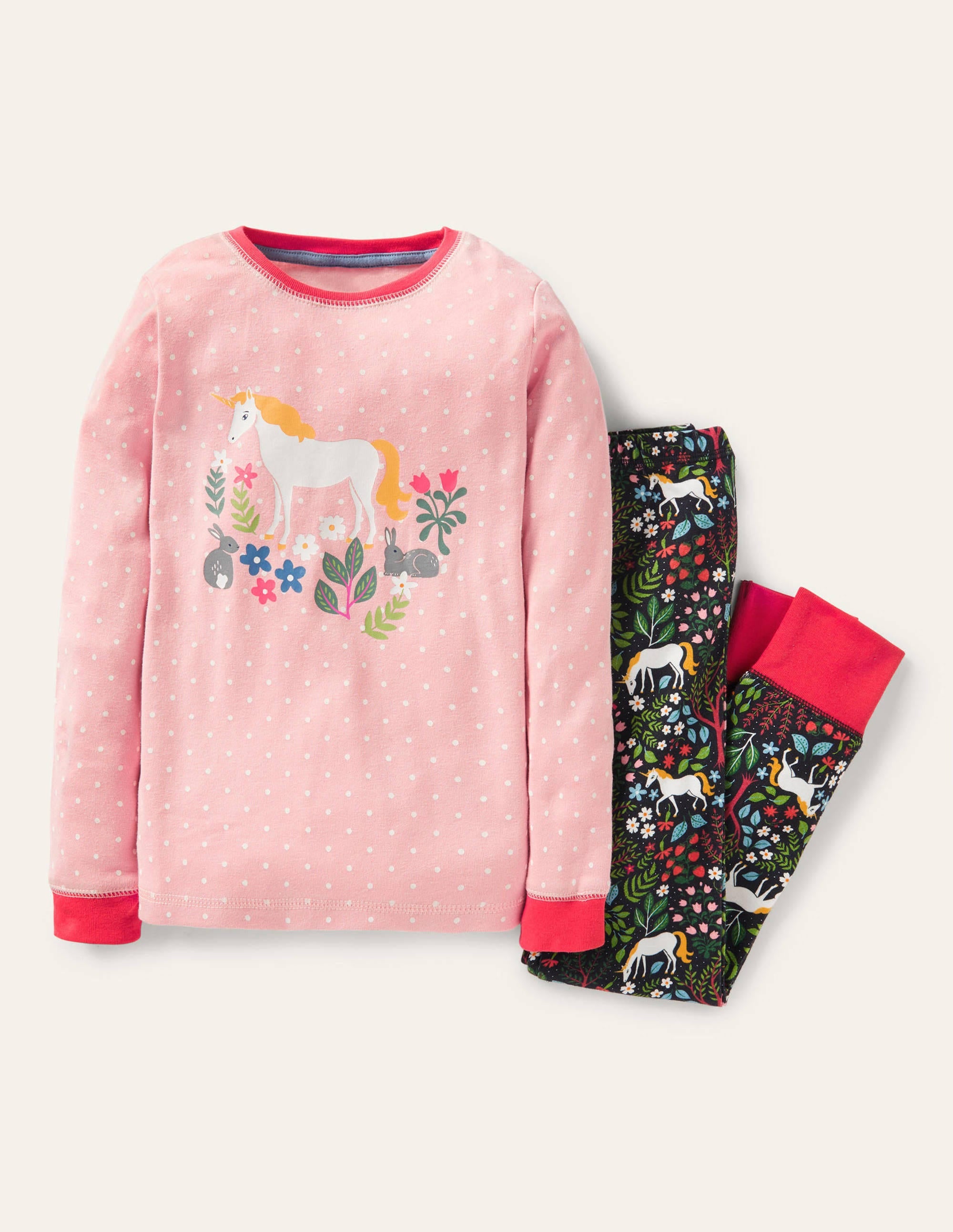Snug Long John Pyjamas-Starboard Blue Unicorn - Image 1