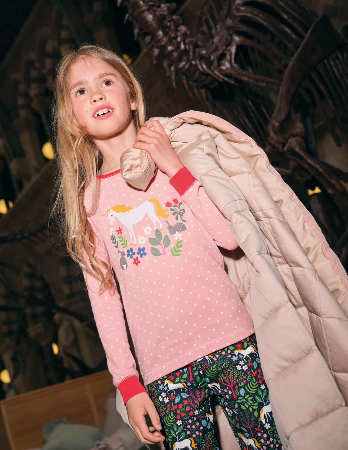 Snug Long John Pyjamas-Starboard Blue Unicorn - Image 4