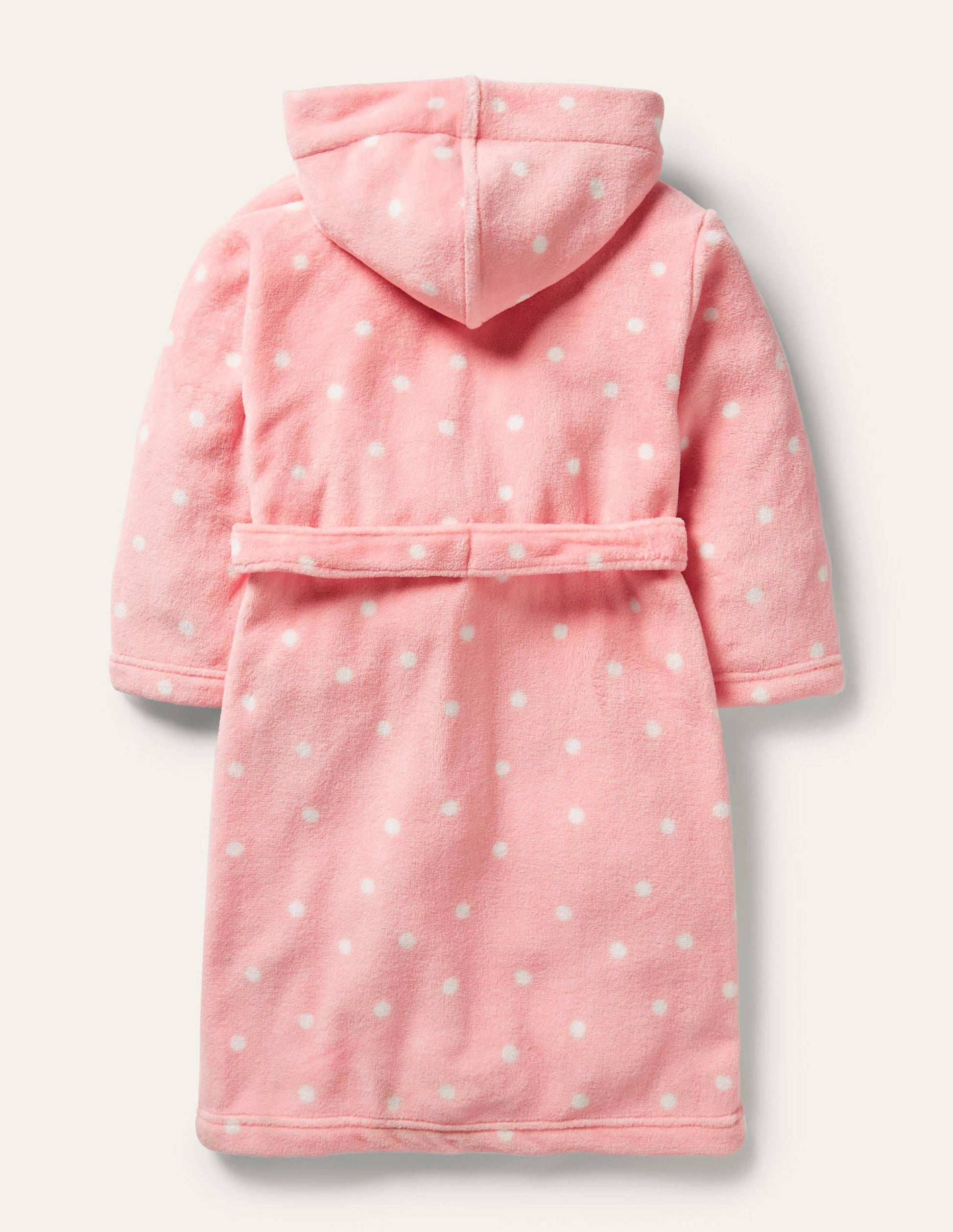Fun Cosy Dressing Gown-Boto Pink Spot Bunny-2