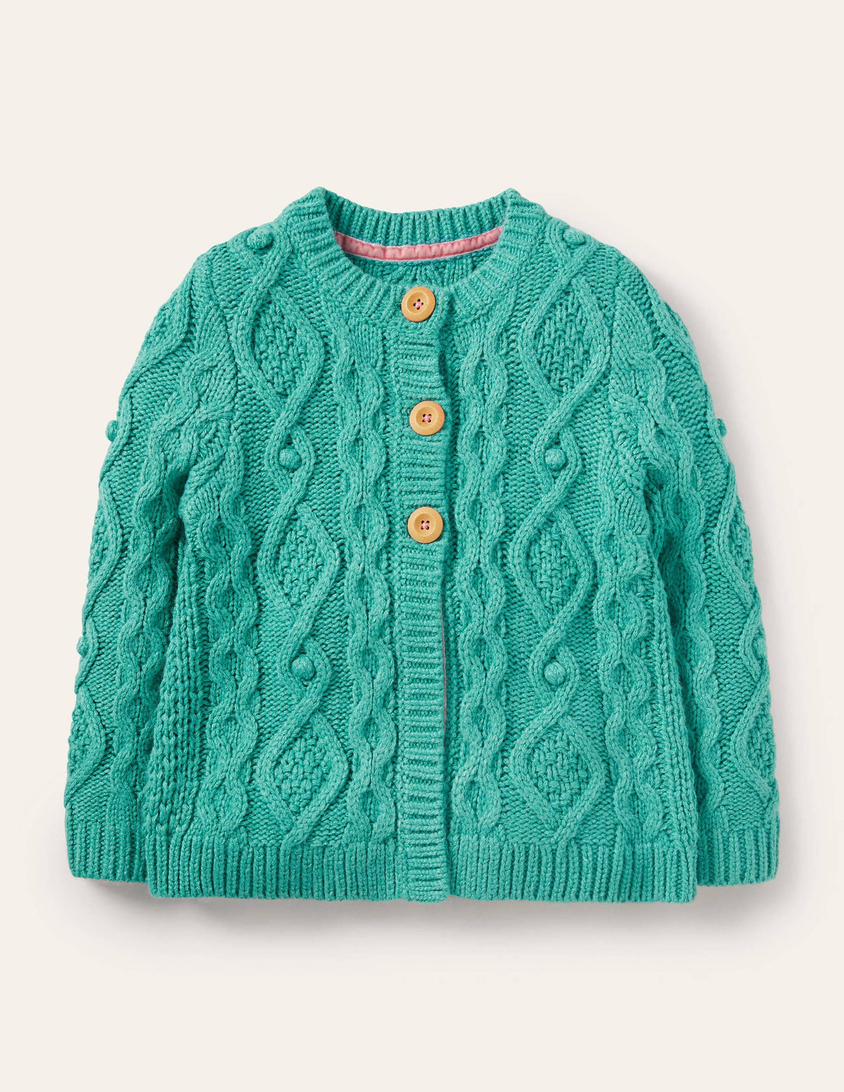 Cable Cardigan-Brook Blue - Image 1