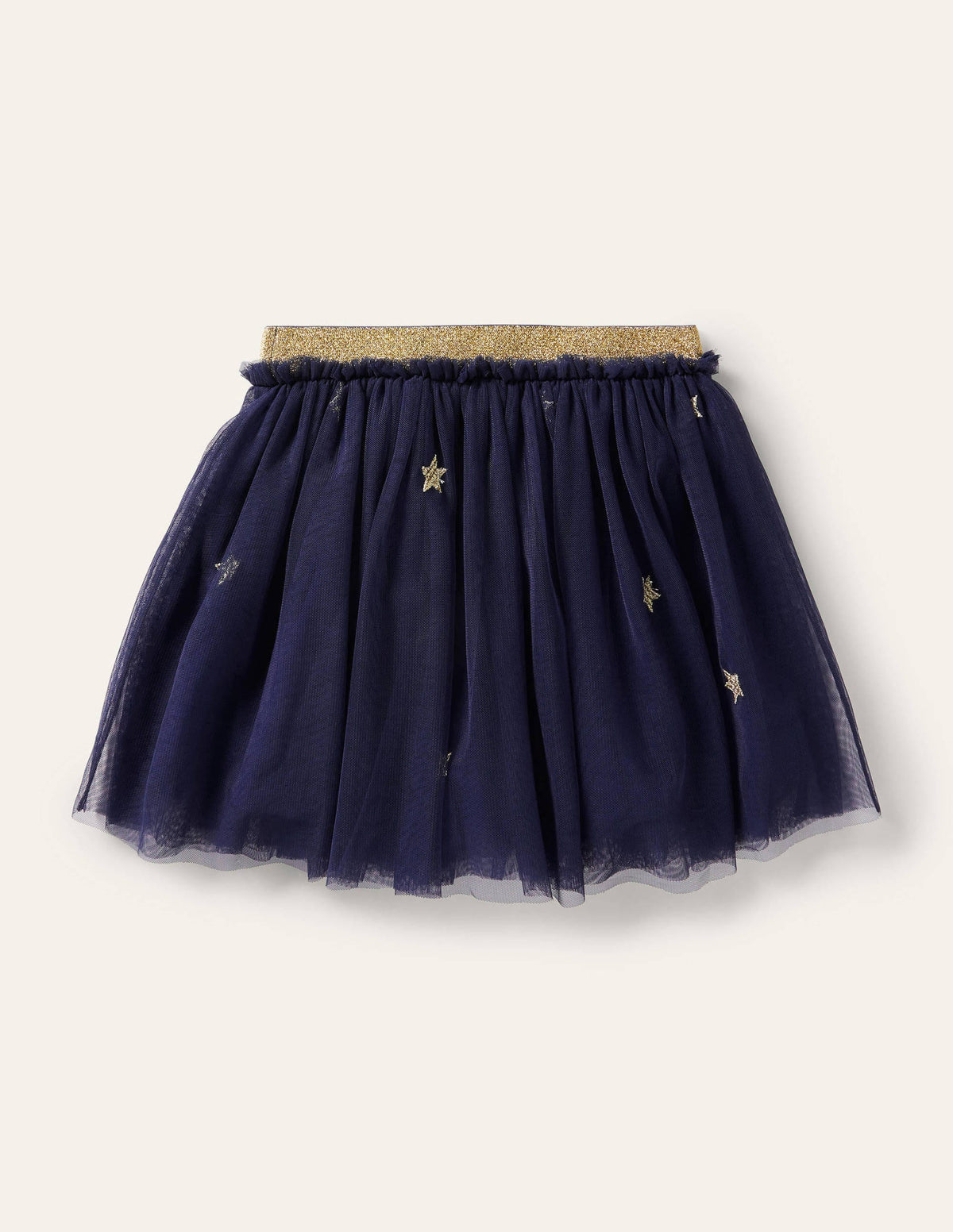 Appliqué Tulle Skirt-Starboard Blue Animals-2