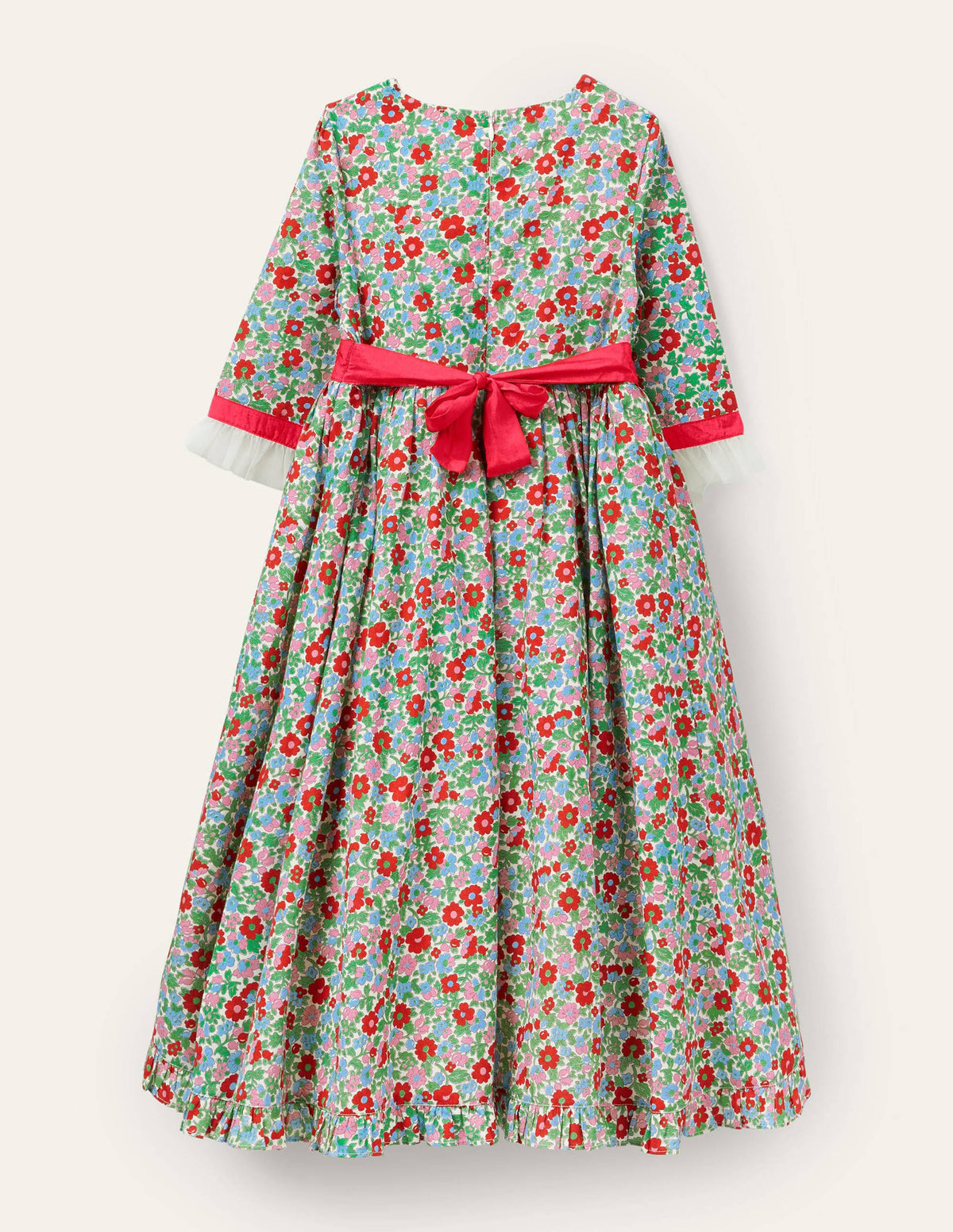 Floral Tiered Dress-Multi Vintage Bloom - Image 2