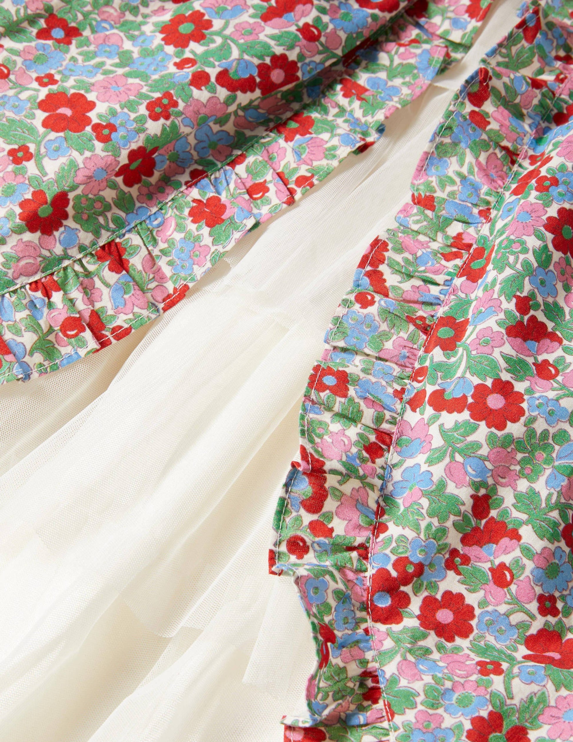 Floral Tiered Dress-Multi Vintage Bloom-3