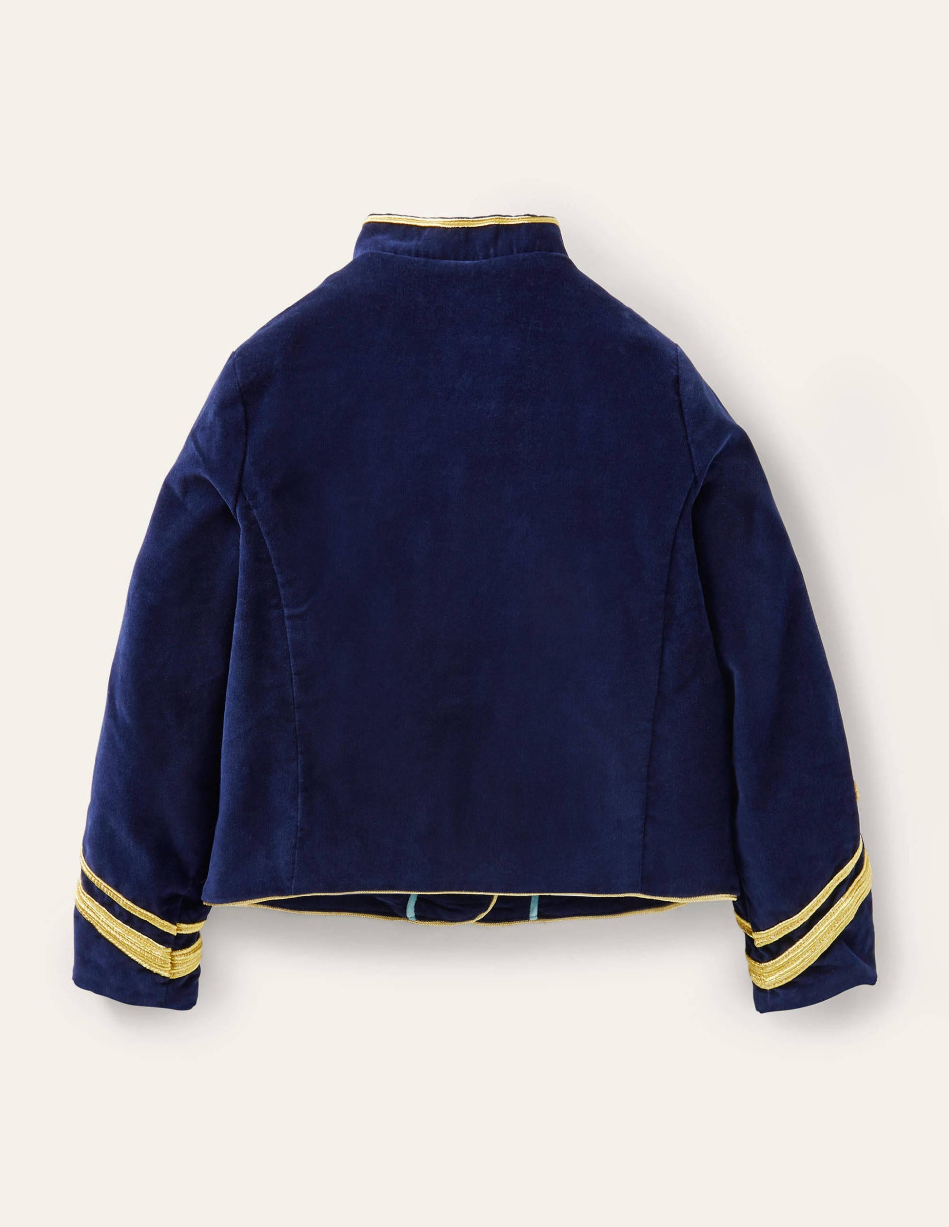 Trim Detail Jacket-College Navy-2