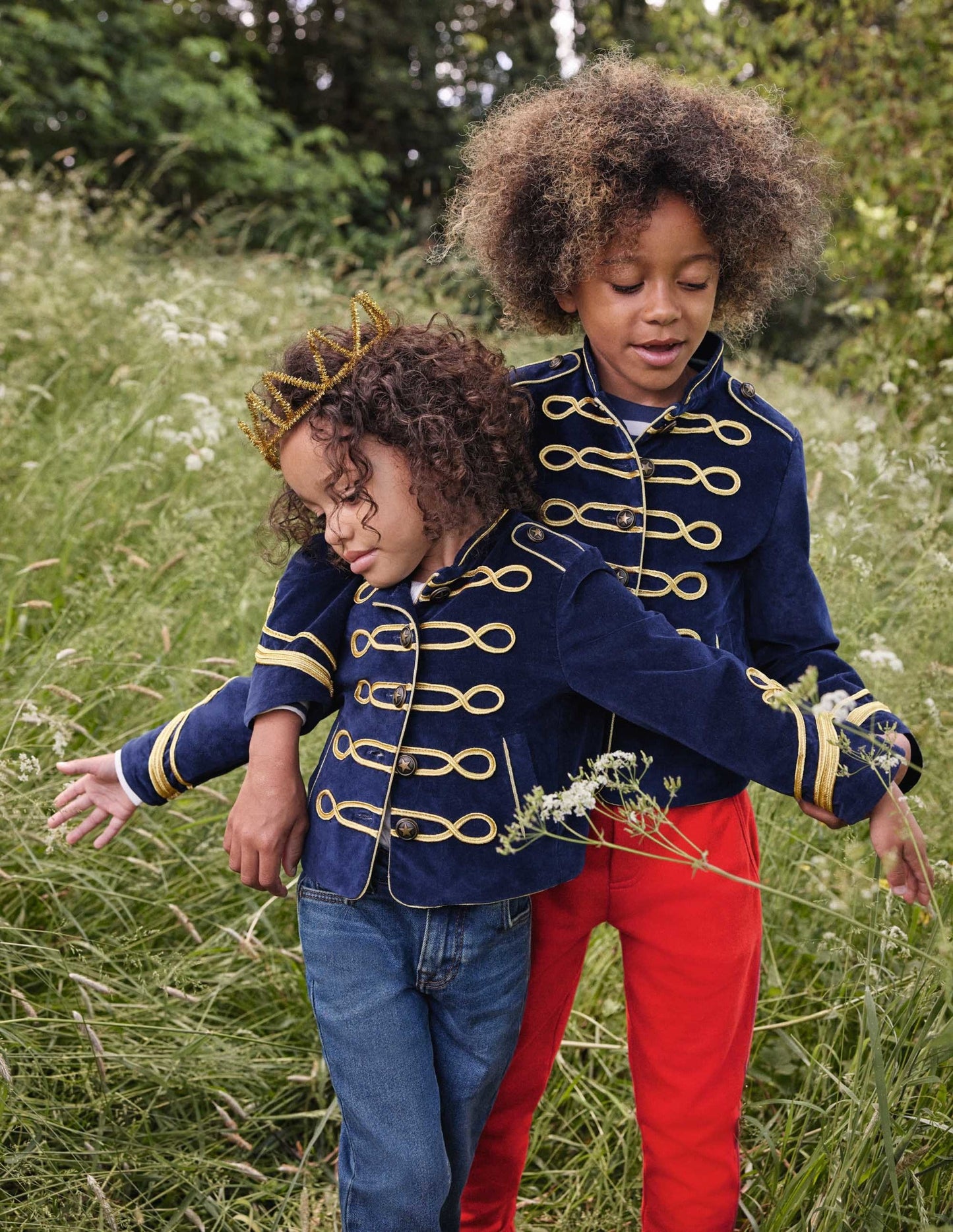 Trim Detail Jacket-College Navy