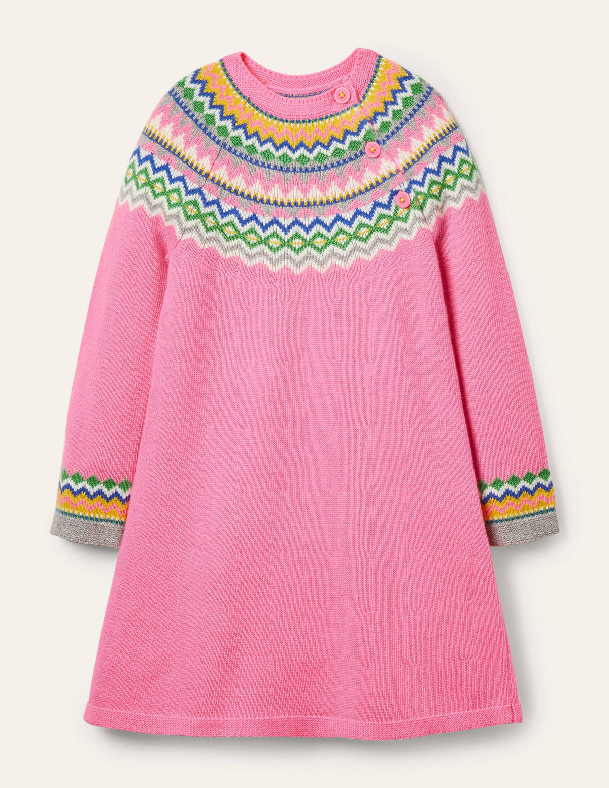 Lucy Dress-Bright Petal Pink - Image 1