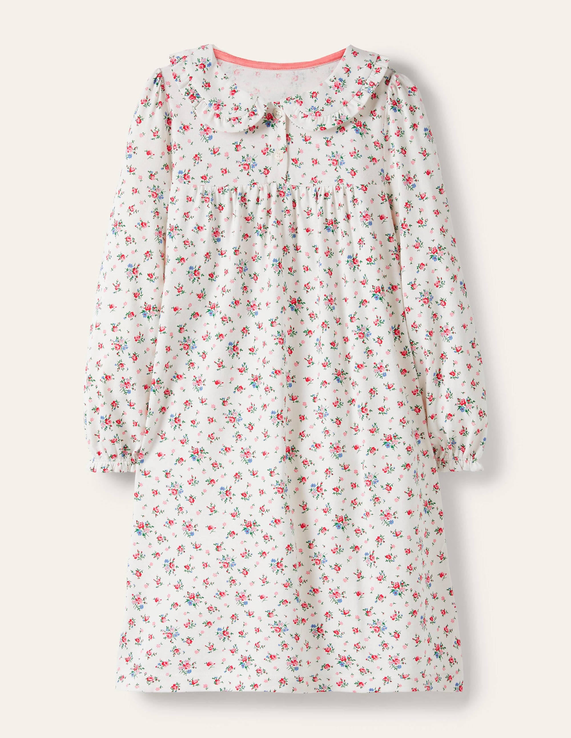 Katie Nightie-Ivory Rose Sprig - Image 1