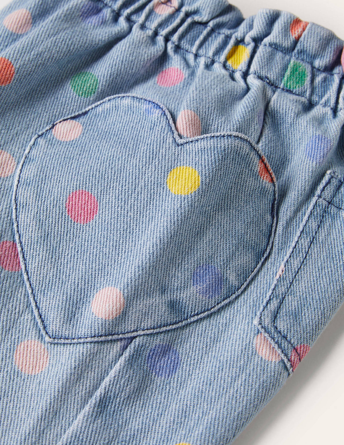 Pull-on Trousers-Chambray Multi Spot-3