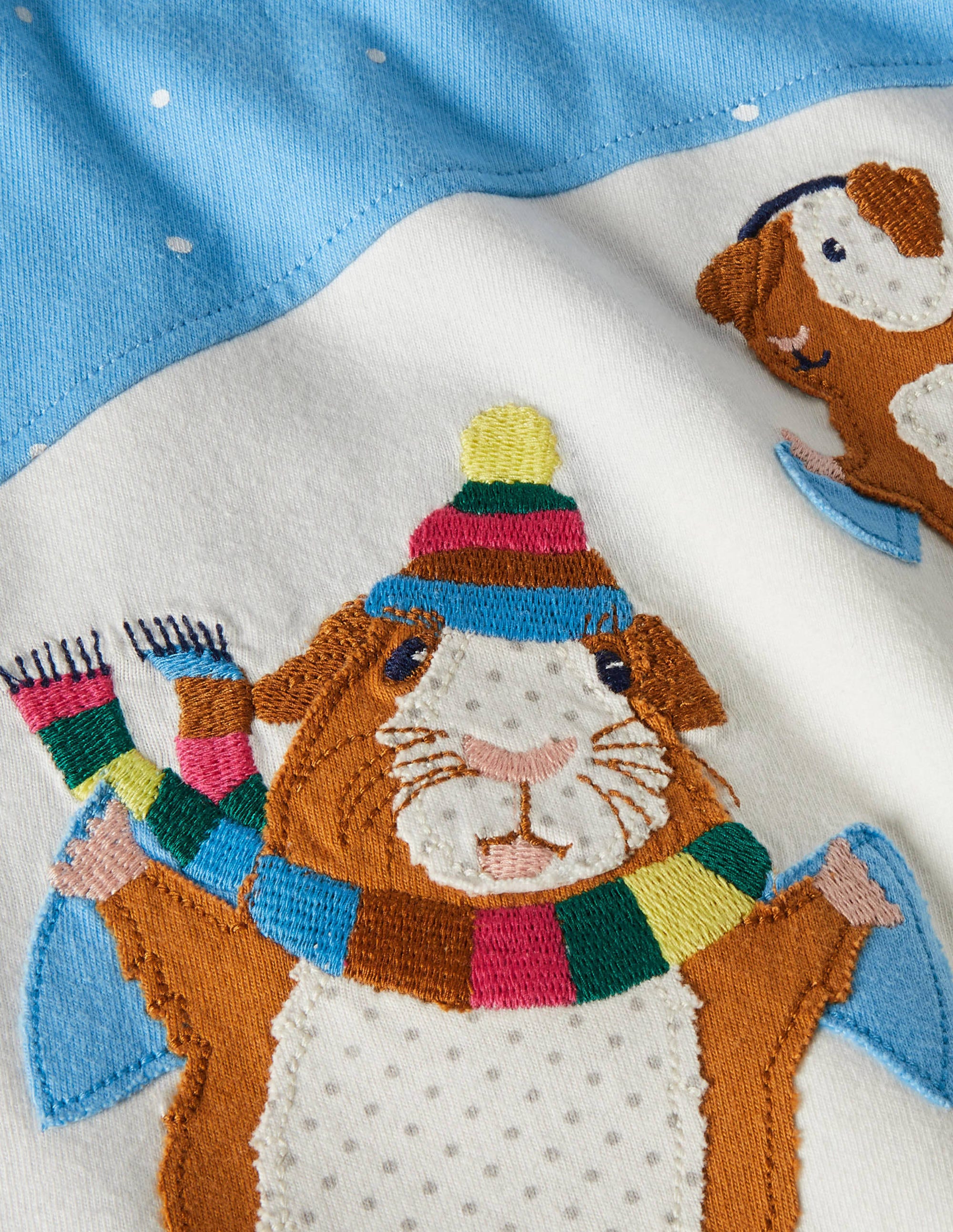 Front & Back T-shirt-Surfboard Blue Guinea Pigs - Image 3
