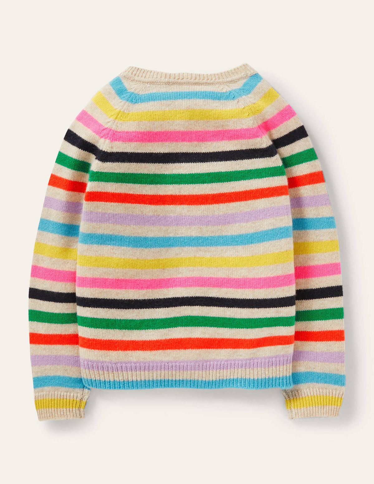 Cashmere Cardigan-Multi Stripe - Image 2