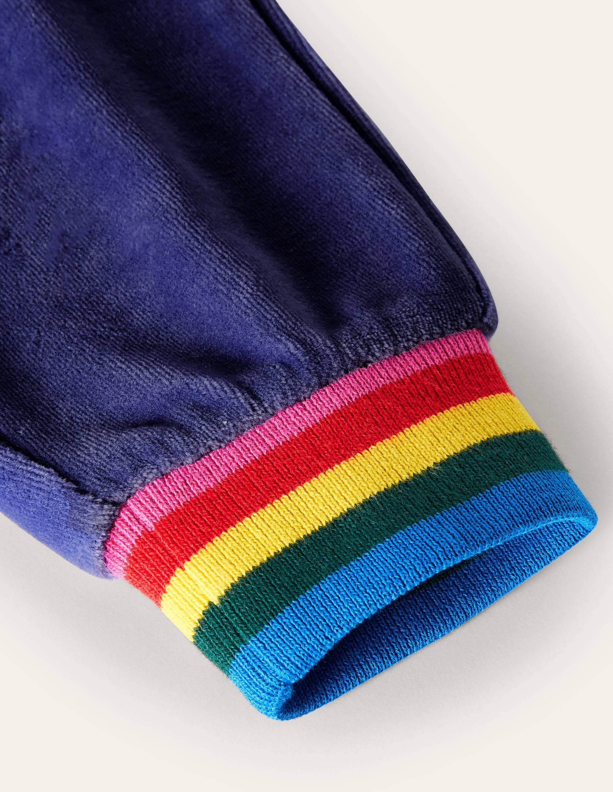 Velour Joggers-Starboard Blue - Image 3