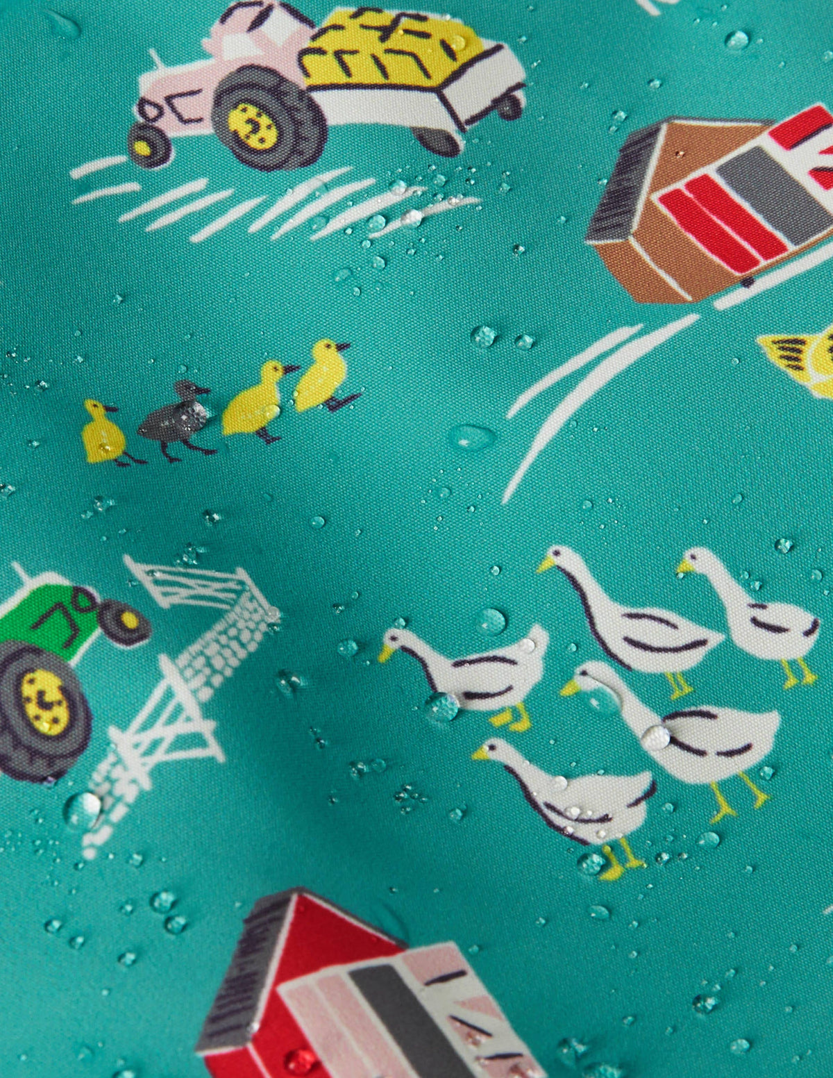 Water-resistant Coat-Brook Blue Farmyard - Image 4