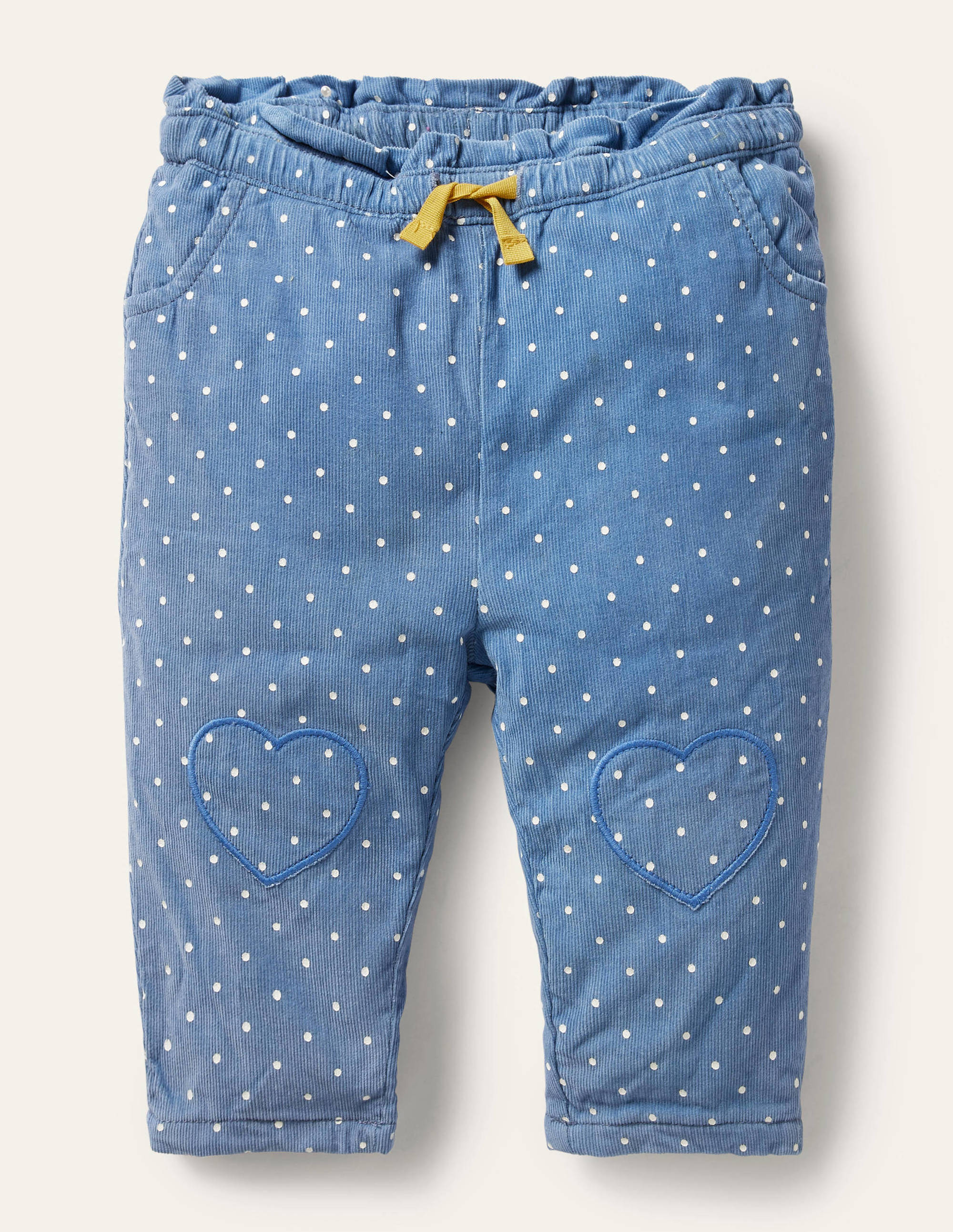 Spotty Cord Trousers-Elizabethan Blue - Image 1