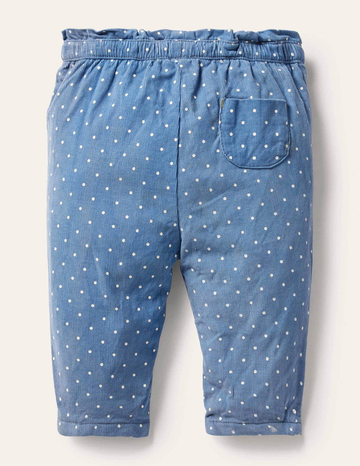 Spotty Cord Trousers-Elizabethan Blue-2