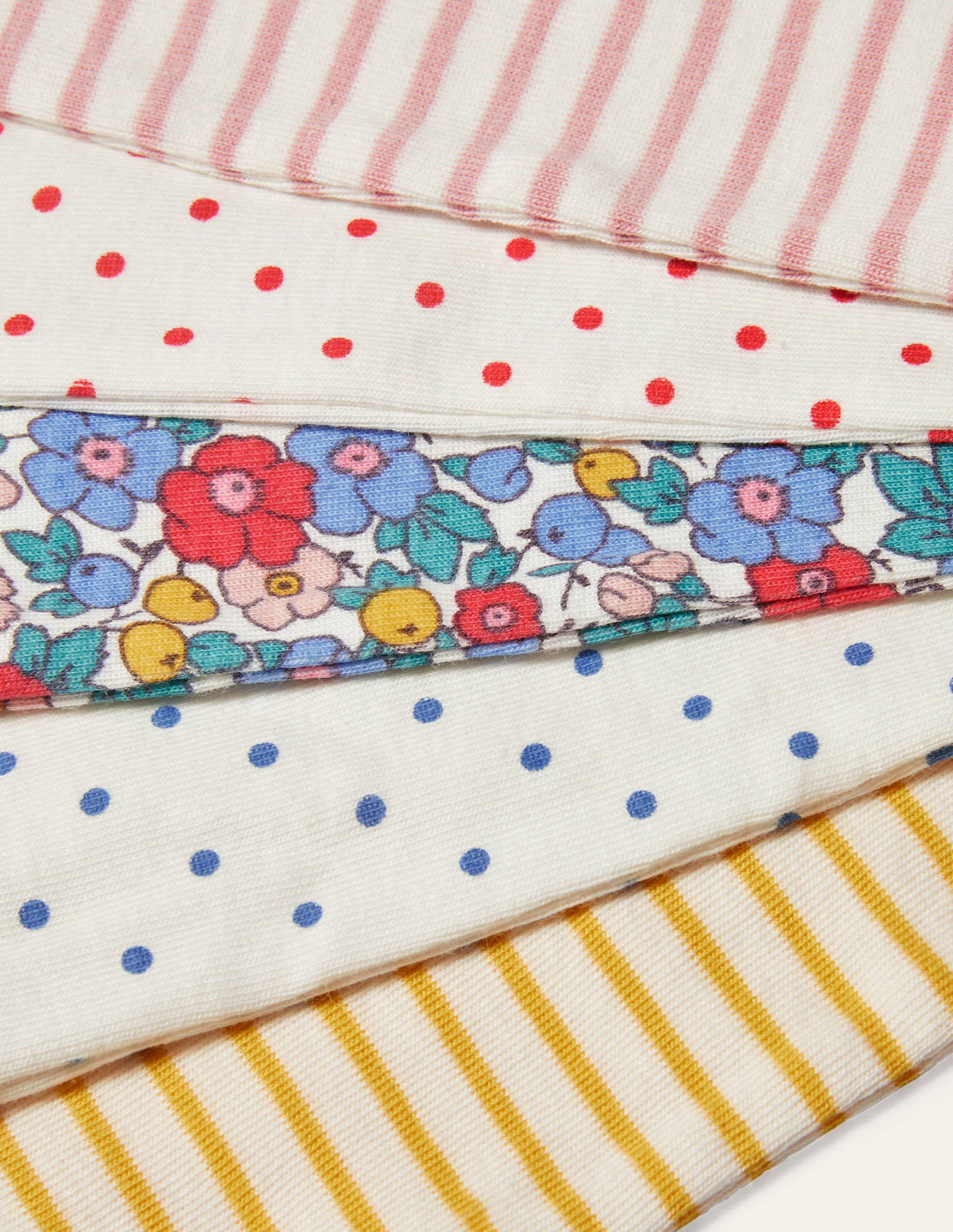 Floral Bodysuits 5 Pack-Multi Apple Blossom Floral - Image 3
