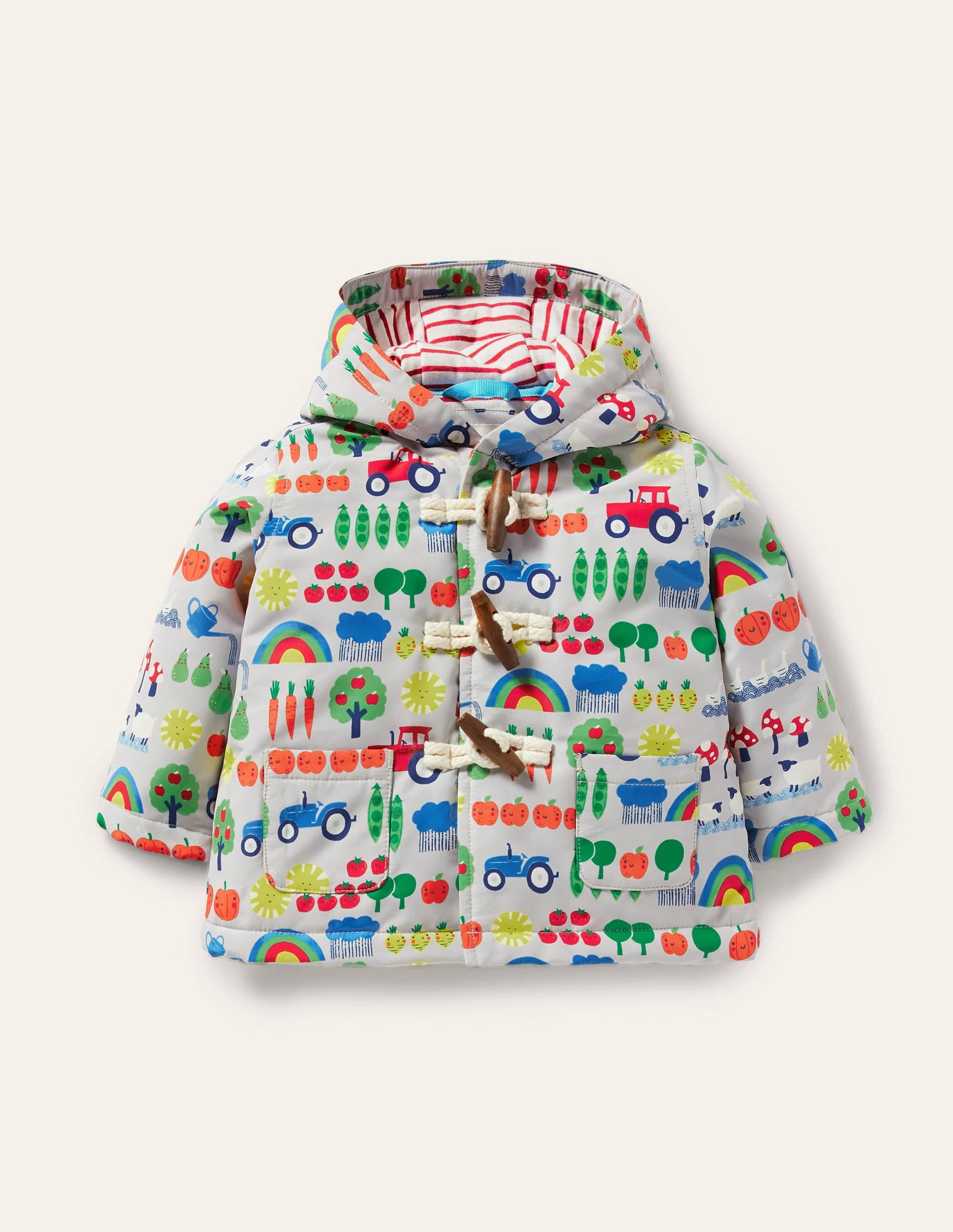 Water Resistant Coat-Shale Grey Rainbow Farm - Image 1