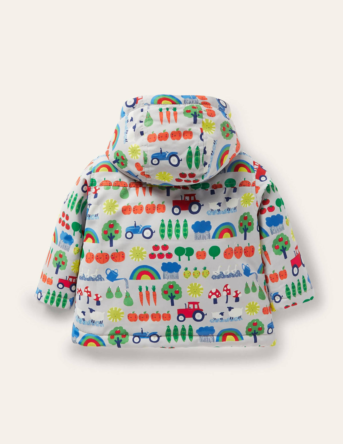 Water Resistant Coat-Shale Grey Rainbow Farm - Image 2