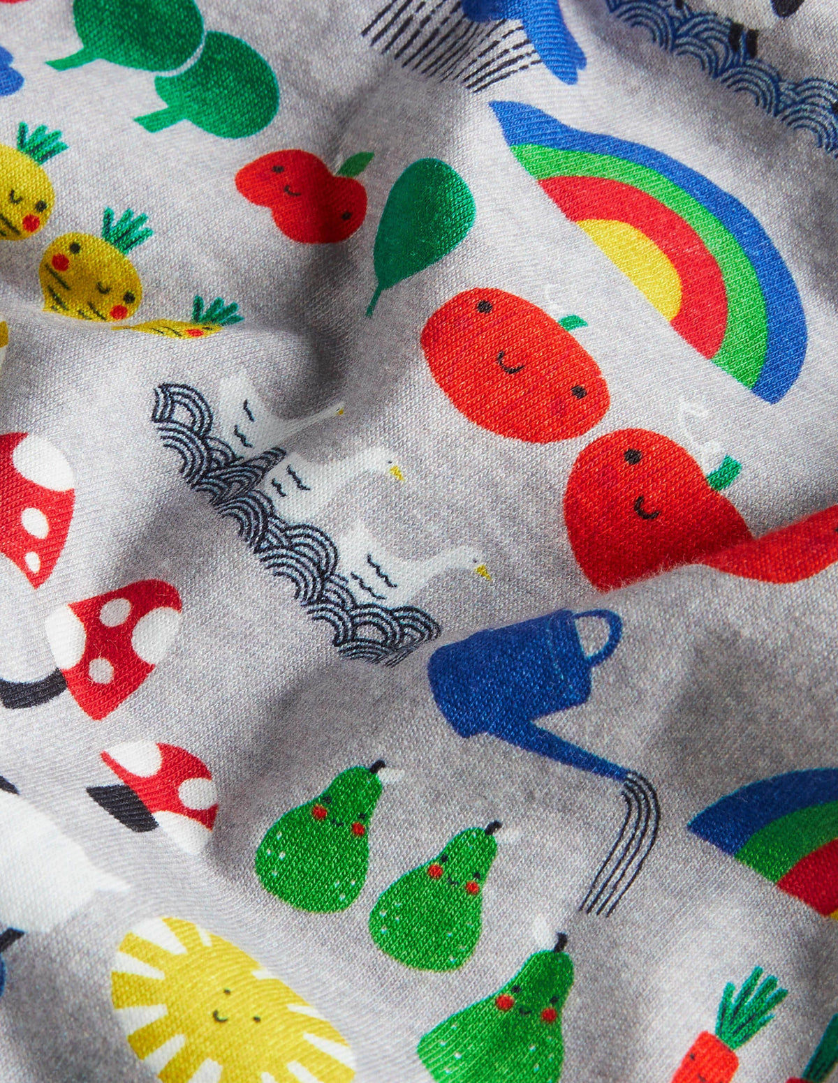Farm Twin Pack T-shirts-Grey Marl Rainbow Farm - Image 3