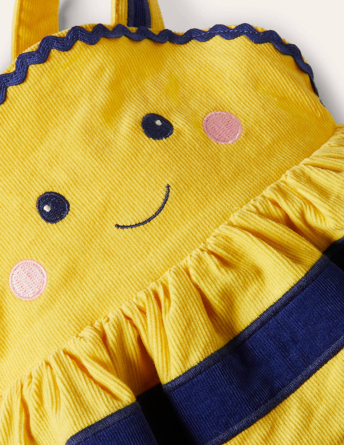 Novelty Cord Pinnie-Sweetcorn Yellow Bee - Image 3