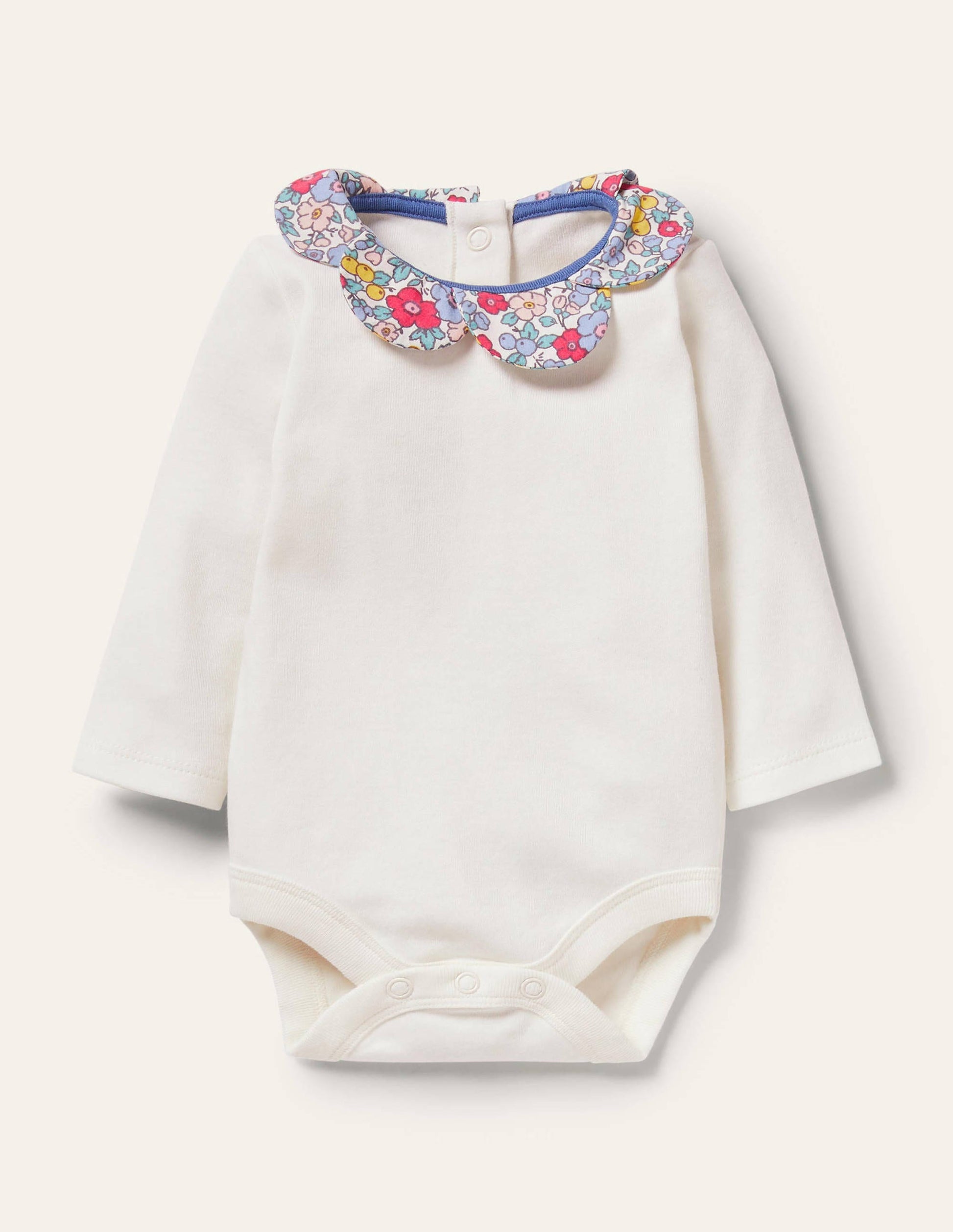 Interest Collar Body-Multi Apple Blossom Floral-1