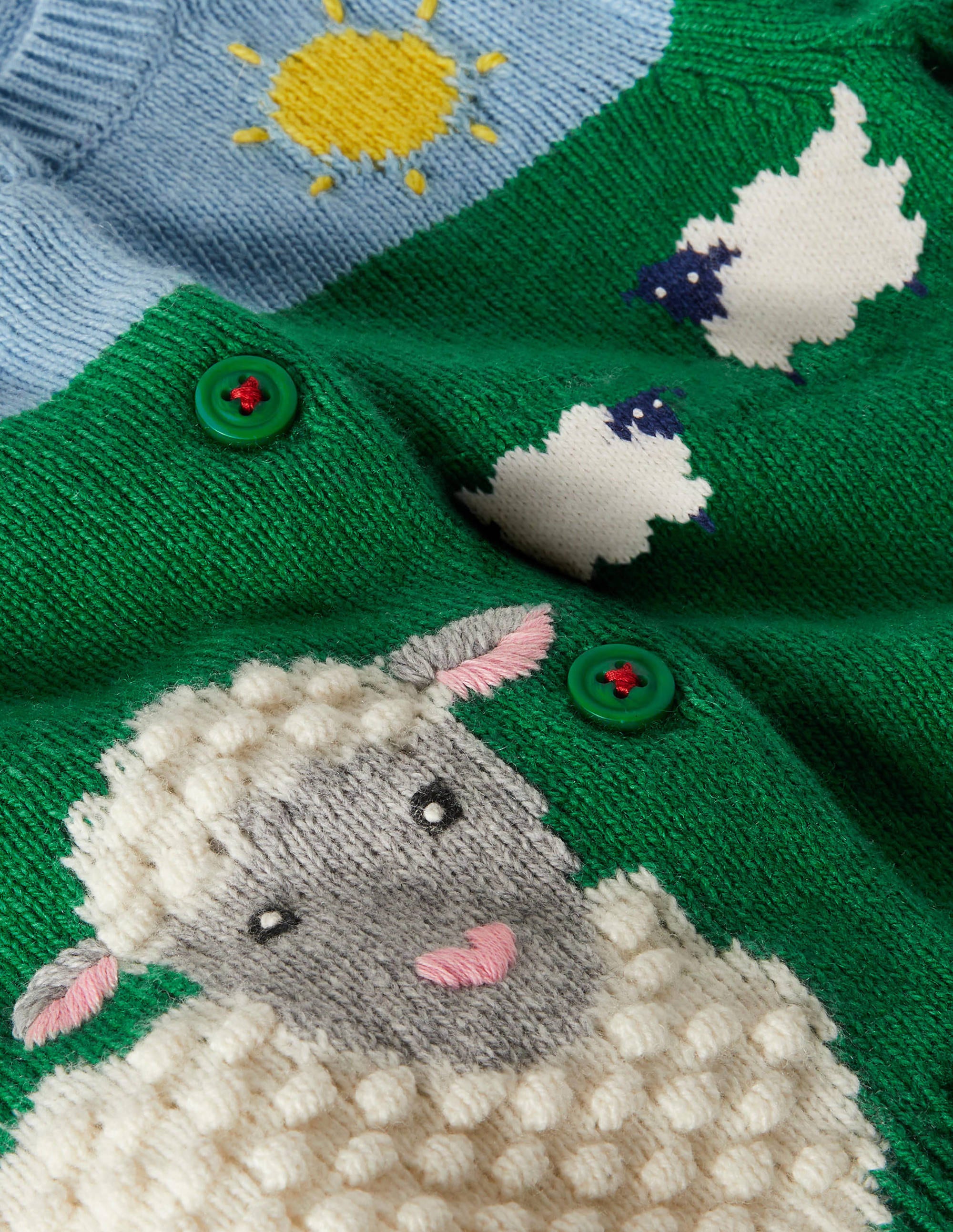 Fun Cardigan-Highland Green Sheep - Image 3