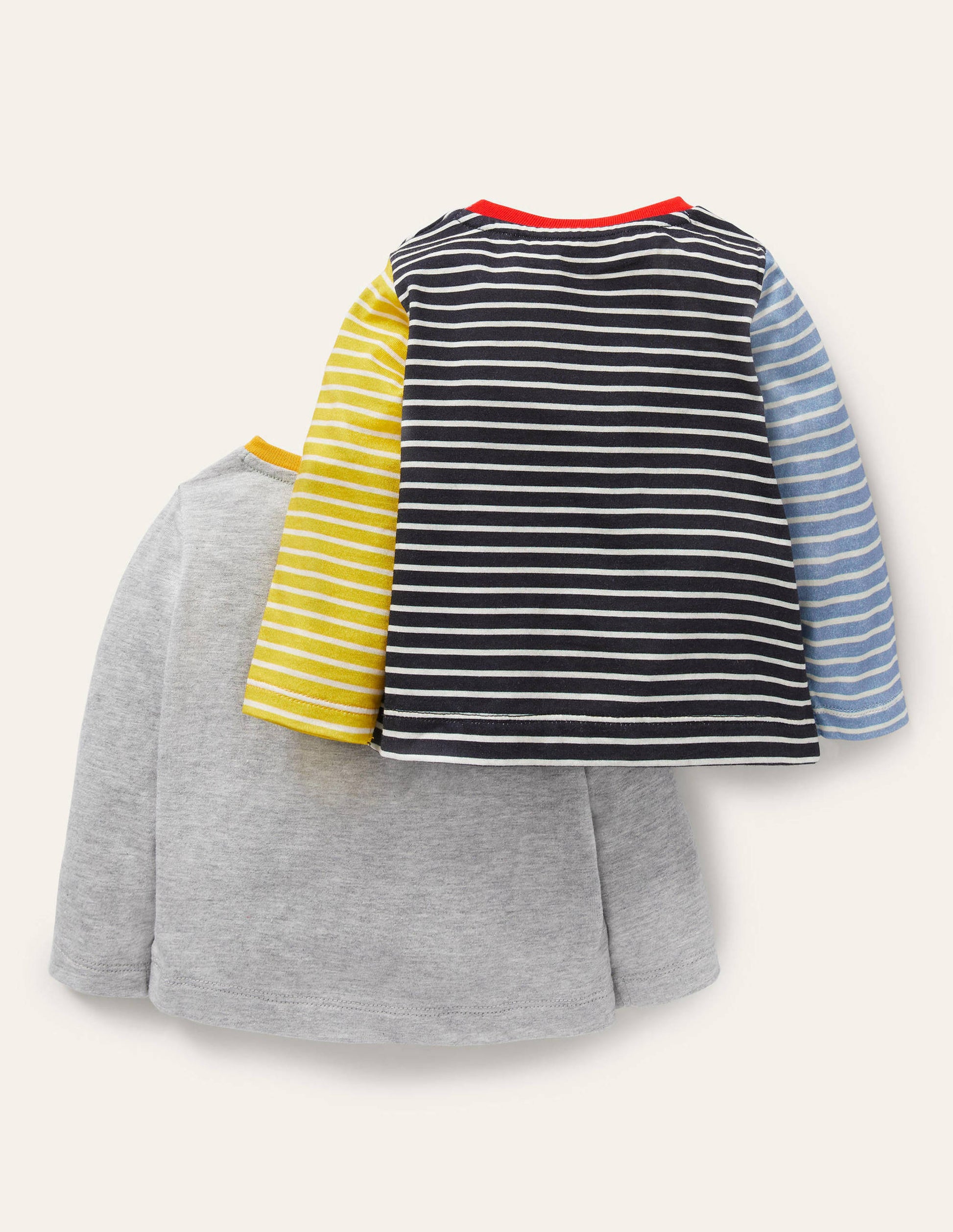 Hotchpotch Twin Pack T-shirts-Starboard Blue/Ivory-2