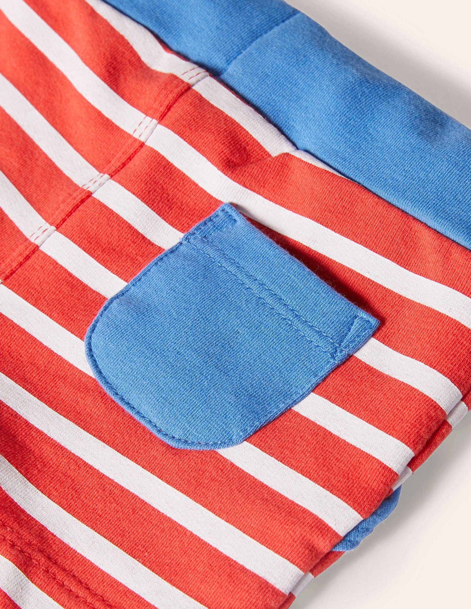 Essential Jersey Shorts-Fire Red/Ivory-3